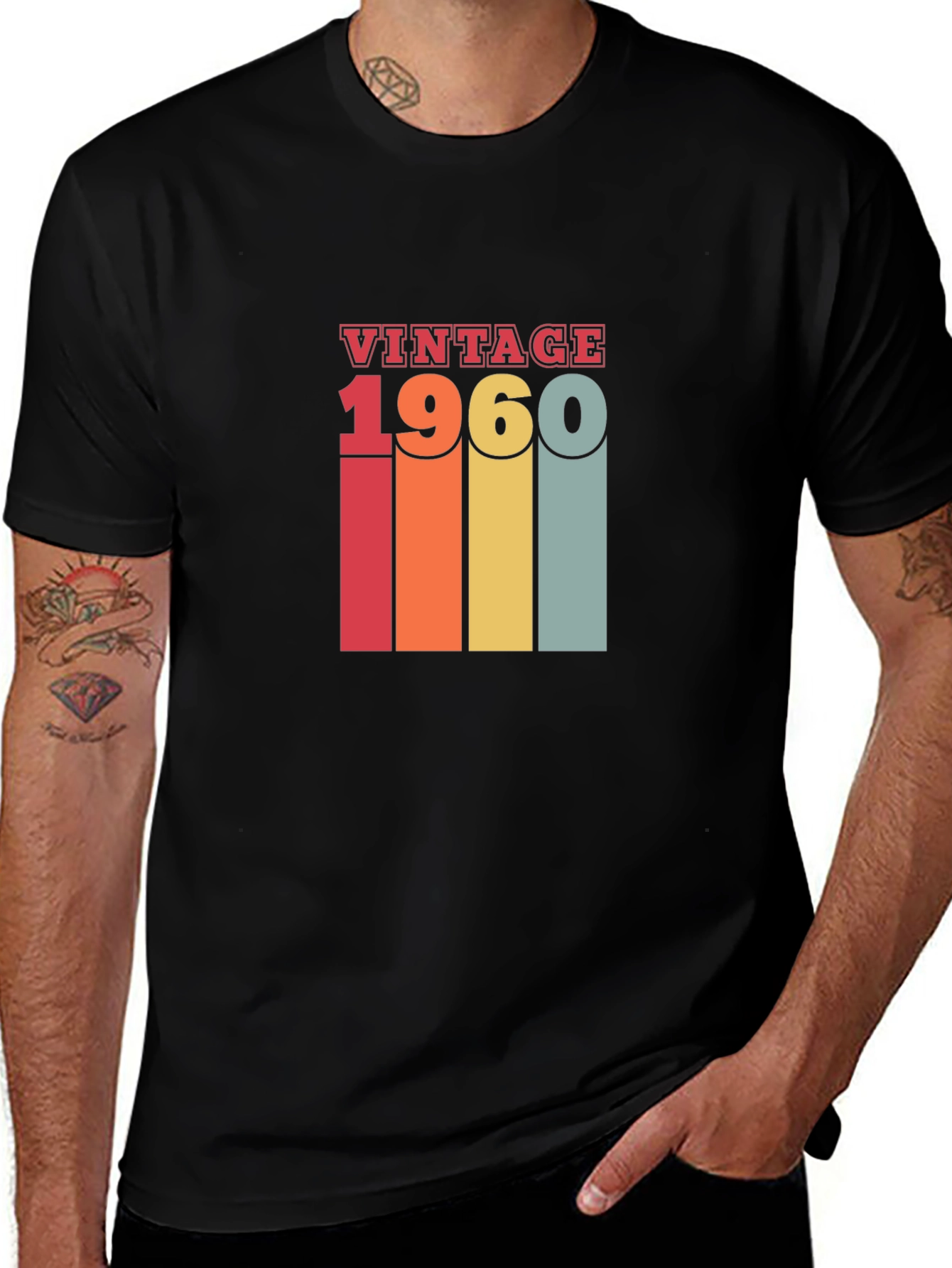 Variant 13 of Vintage 1960 Graphic Tee - Retro Style T-Shirt