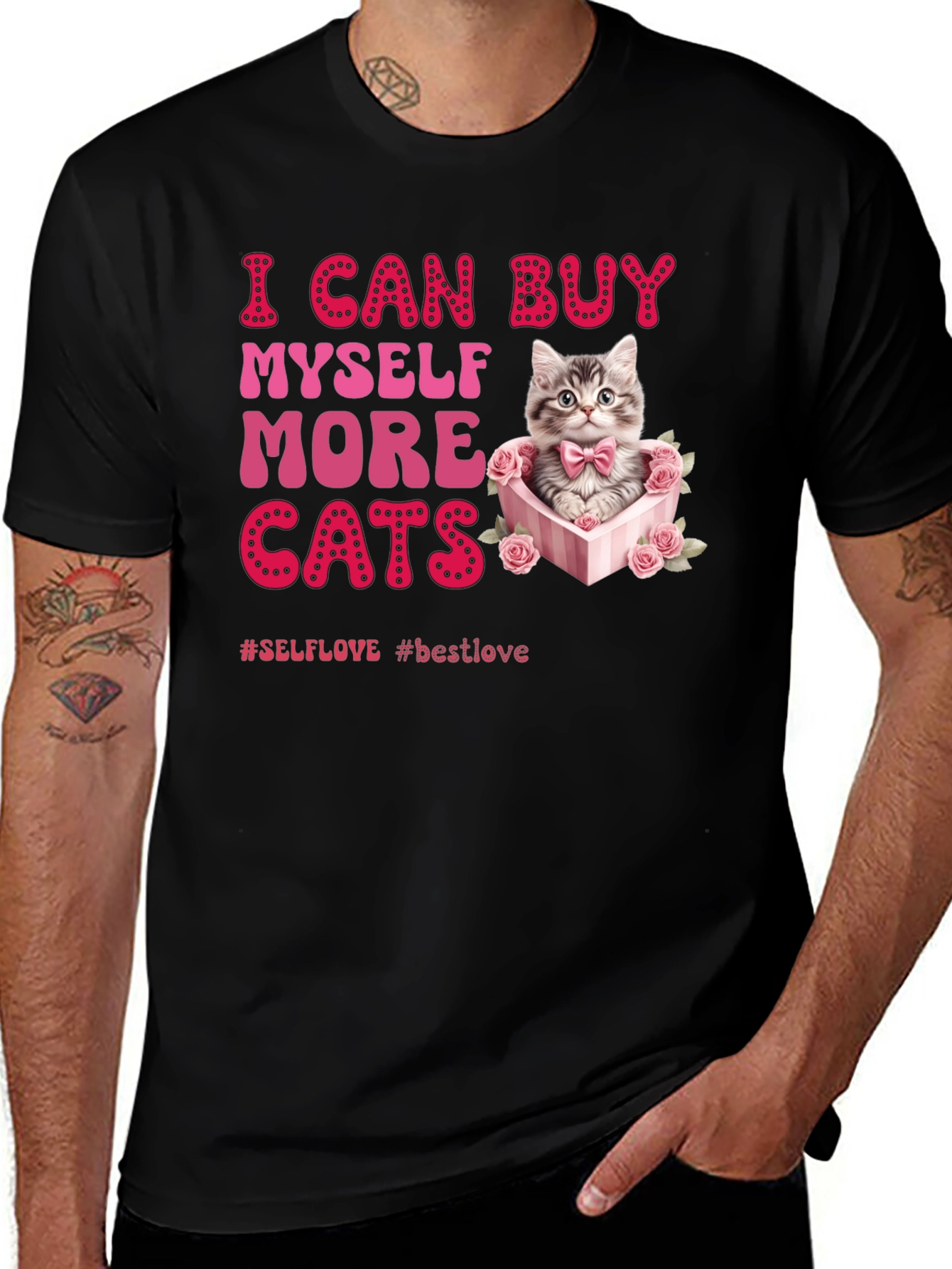 Variant 22 of Funny Cat Lover T-Shirt: I Can Buy Myself More Cats!