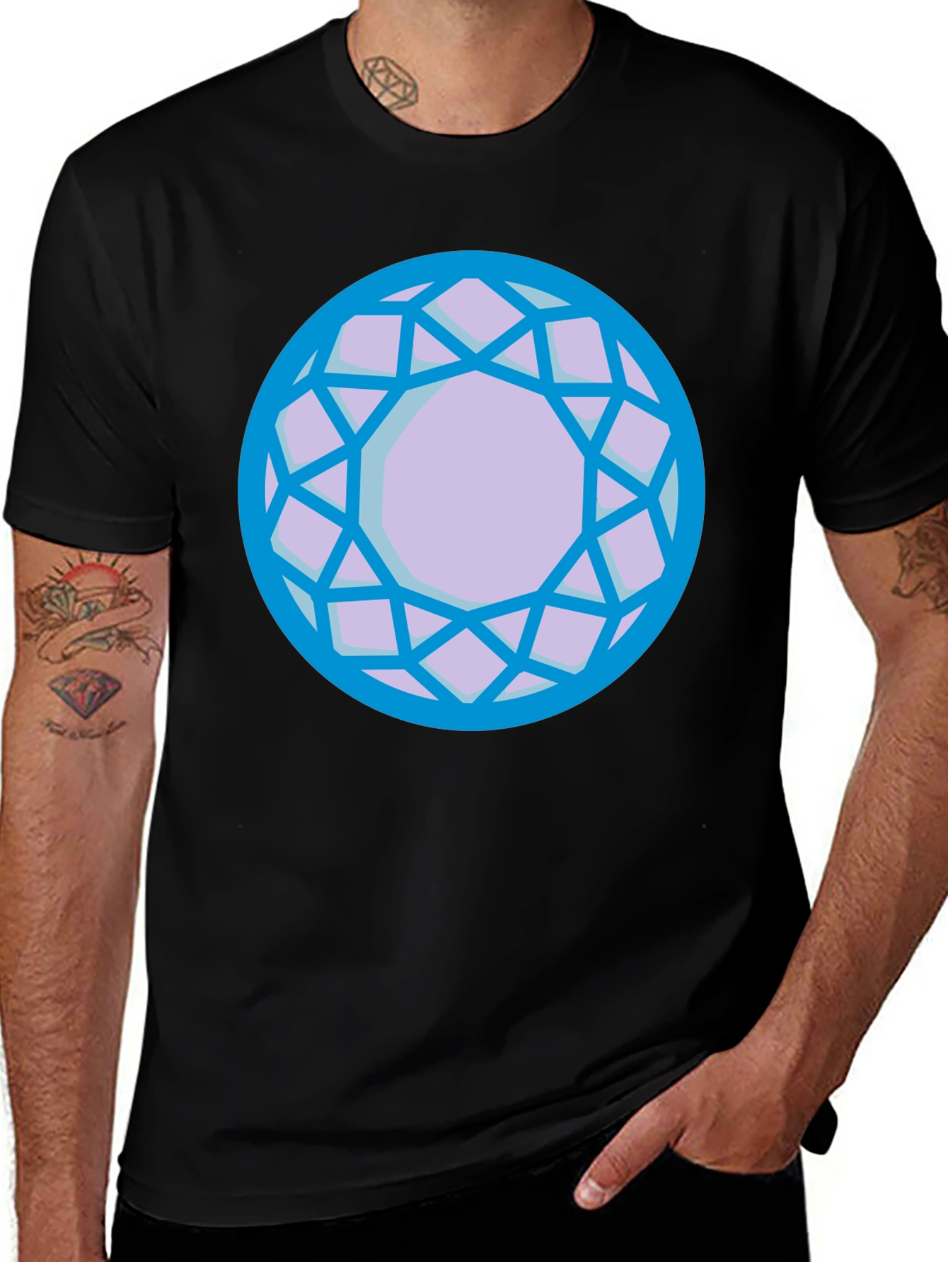 Variant 21 of Gemstone Graphic Tee - Stylish & Unique Design