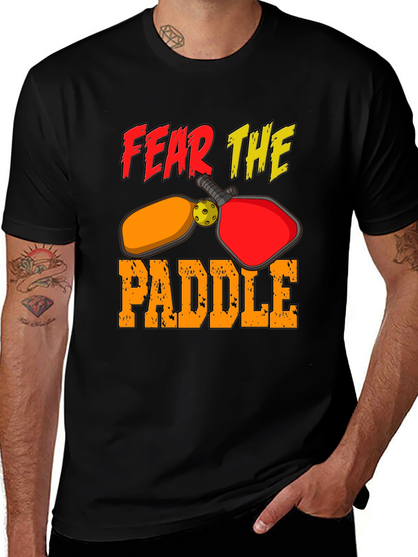 Fear the Paddle T-Shirt - Pickleball Player Apparel