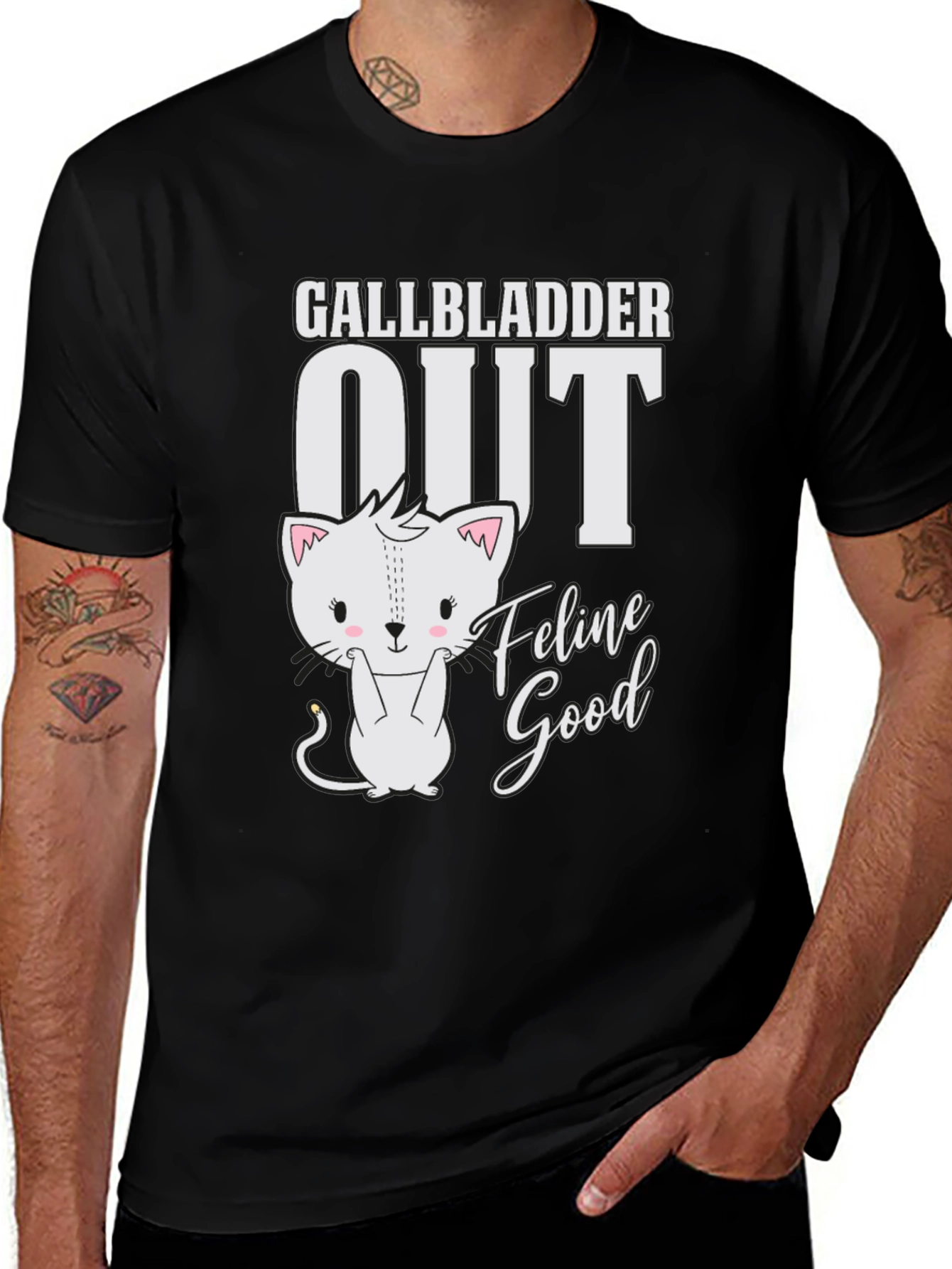 Variant 15 of Gallbladder Out Feline Good T-Shirt