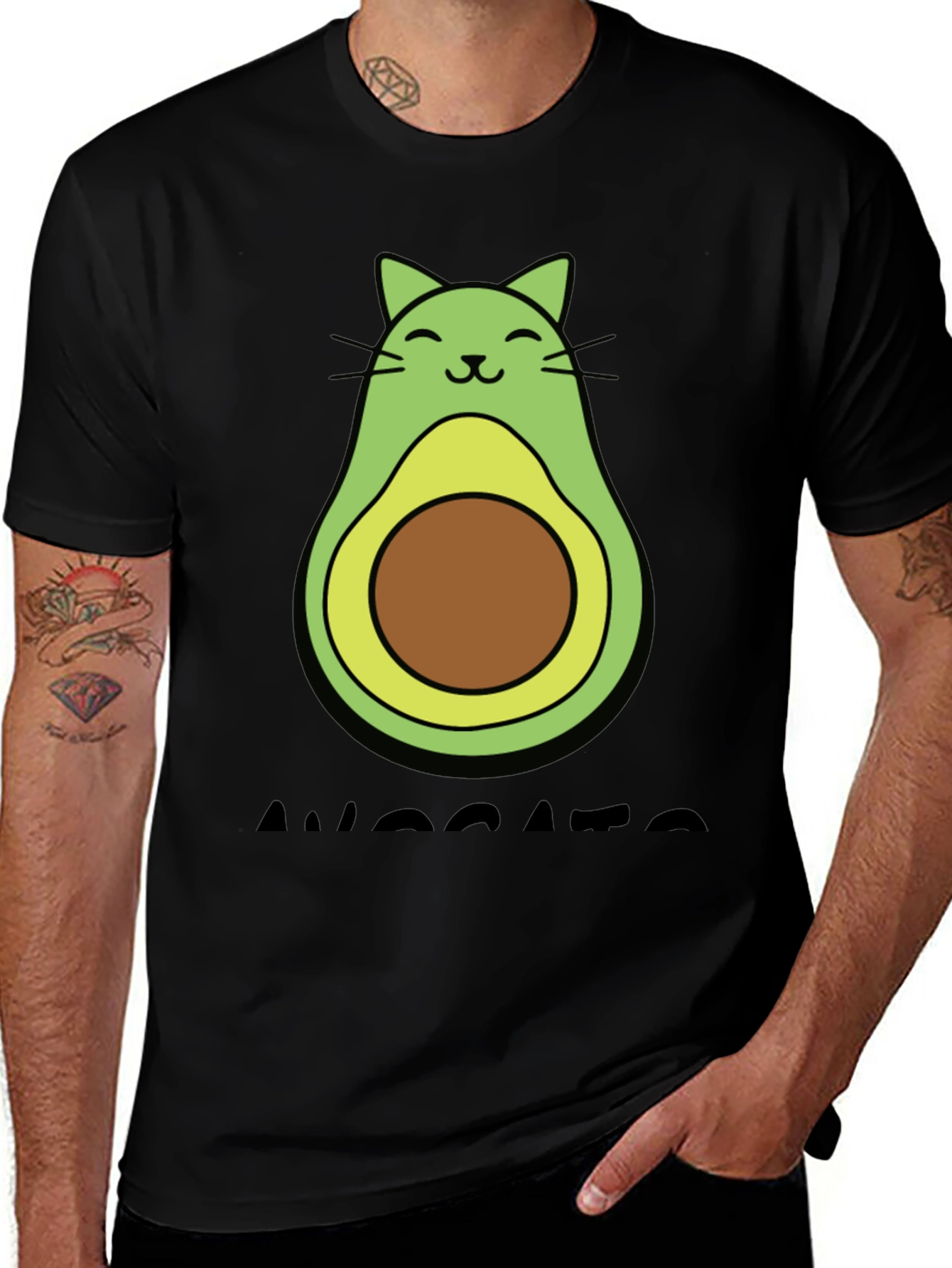Avocato T-Shirt - Cute Avocado Cat Design