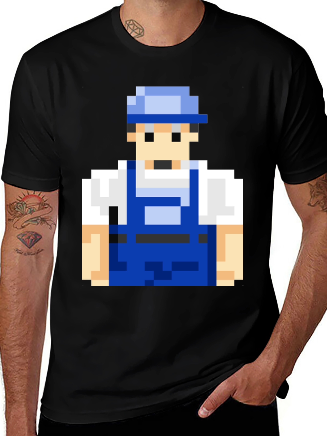 Retro Pixel Builder T-Shirt