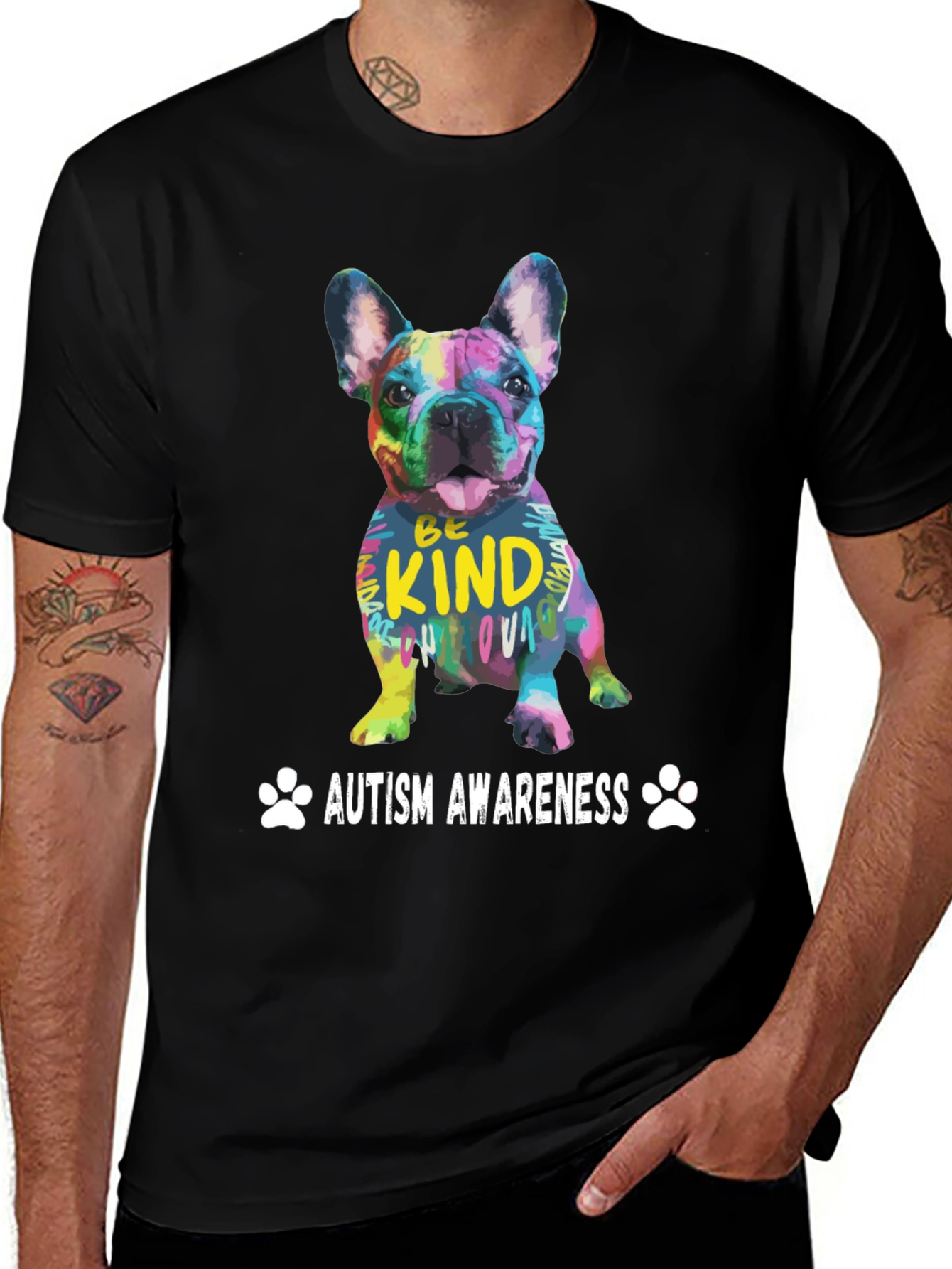 Autism Awareness Dog T-Shirt - Be Kind