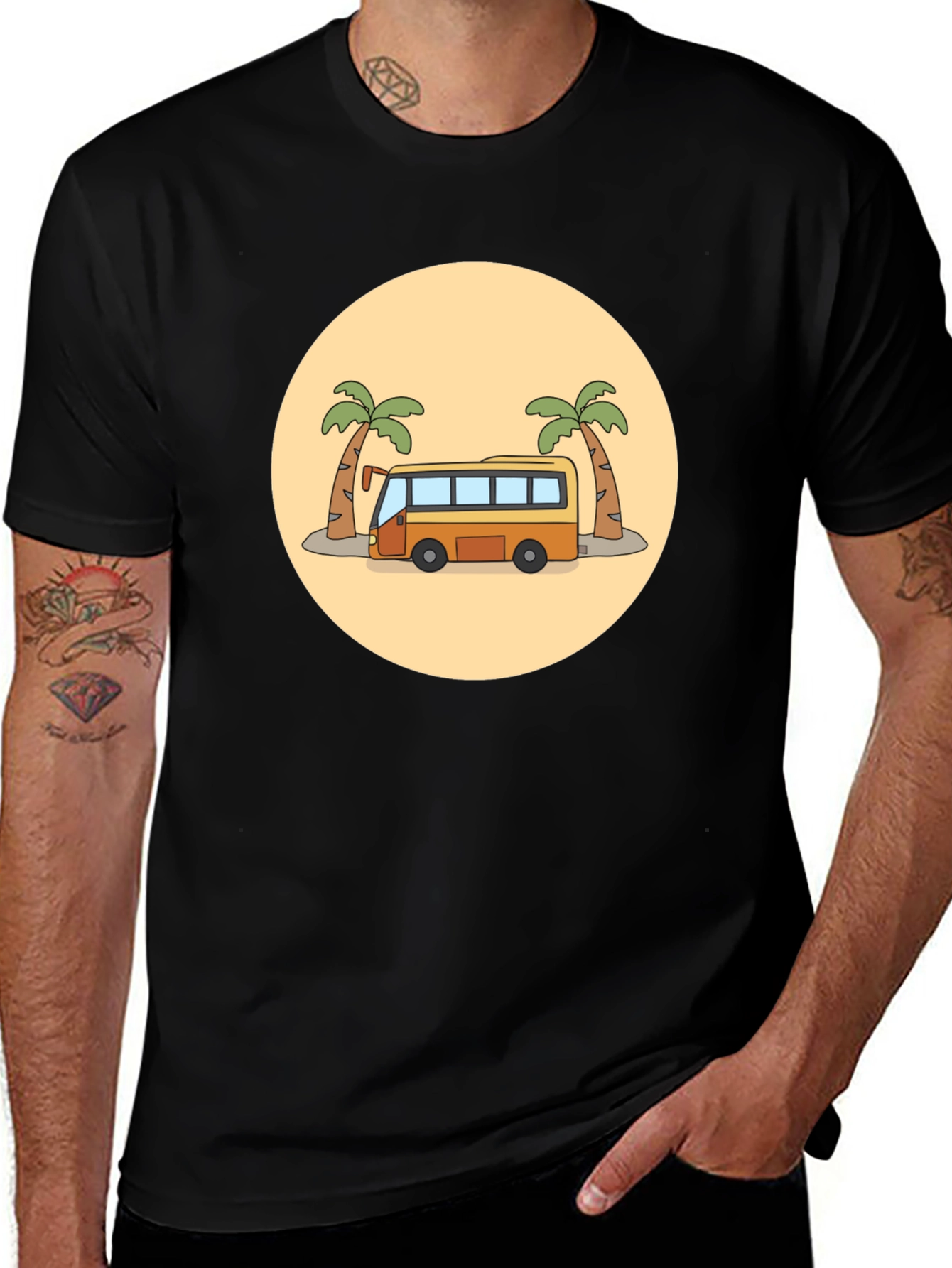 Variant 28 of Tropical Bus T-Shirt