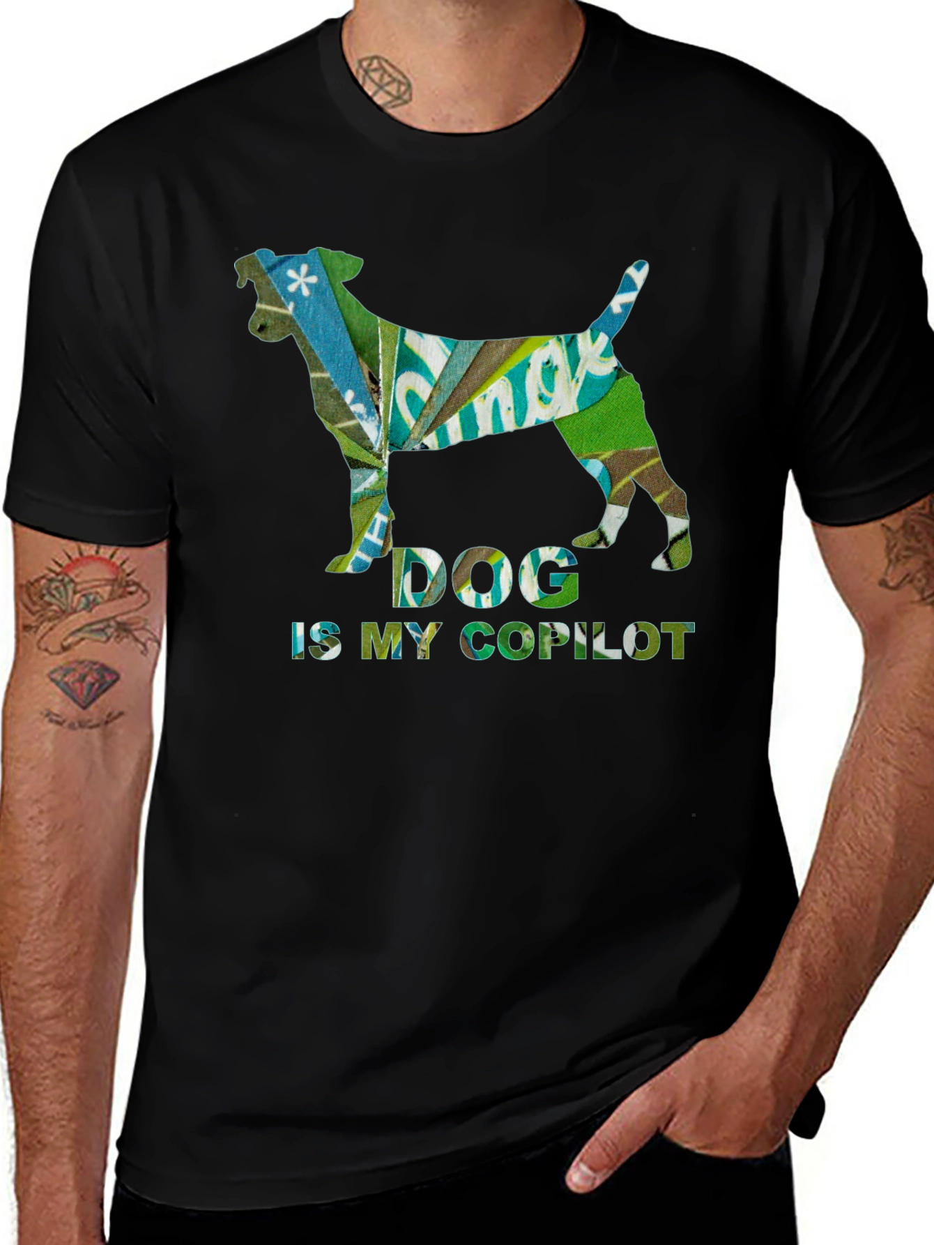 Variant 11 of Dog Is My Copilot Graphic T-Shirt