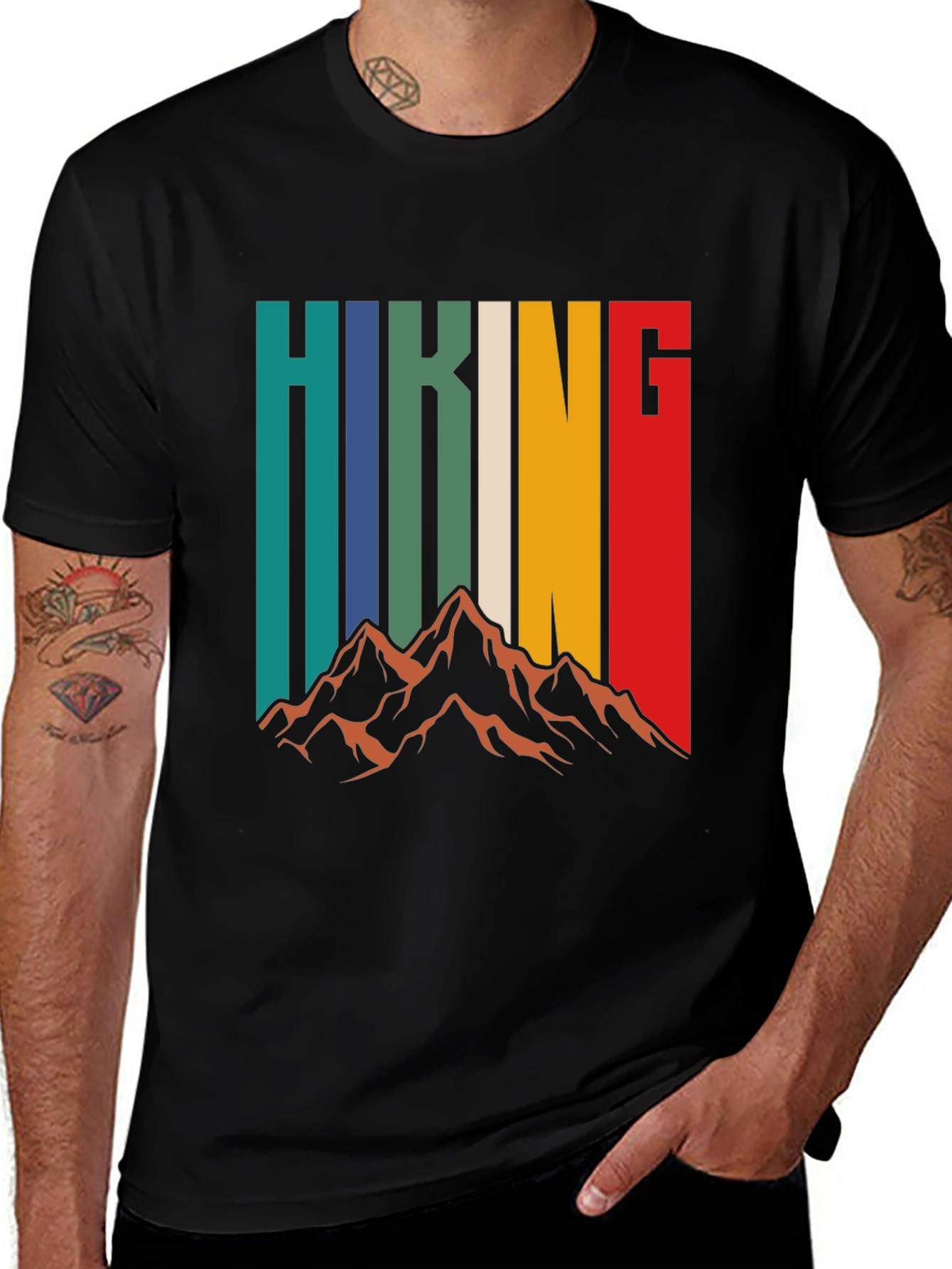 Variant 14 of Hiking Adventure Retro Graphic T-Shirt