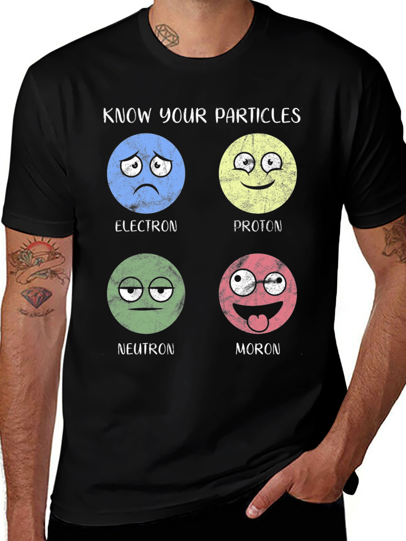 Variant 27 of Know Your Particles Graphic Tee - Funny Science Shirt