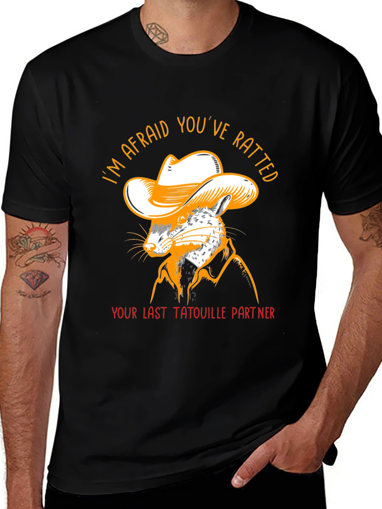 Variant 18 of I'm Afraid You've Ratted Rat Touille T-Shirt