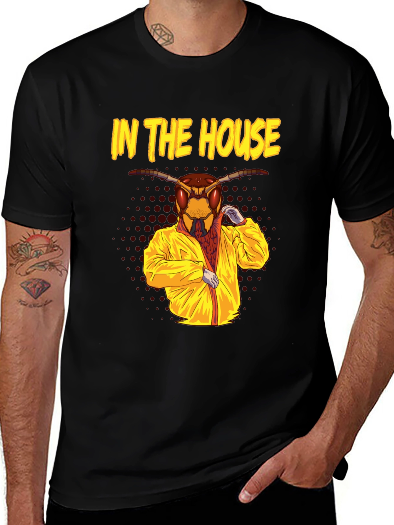 Variant 21 of Wasp In The House T-Shirt - Black