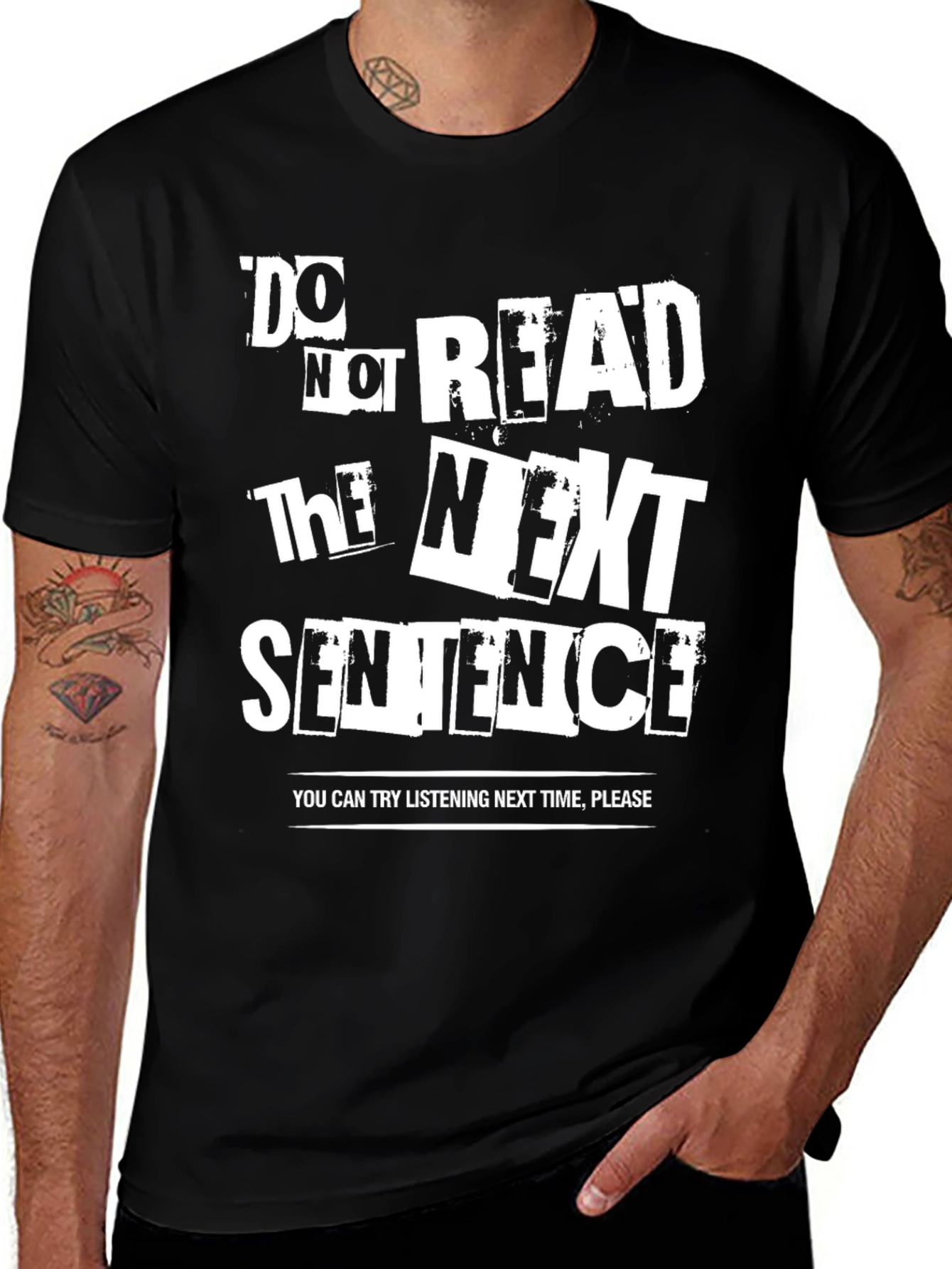 Variant 28 of Do Not Read T-Shirt - Funny Sarcastic Tee
