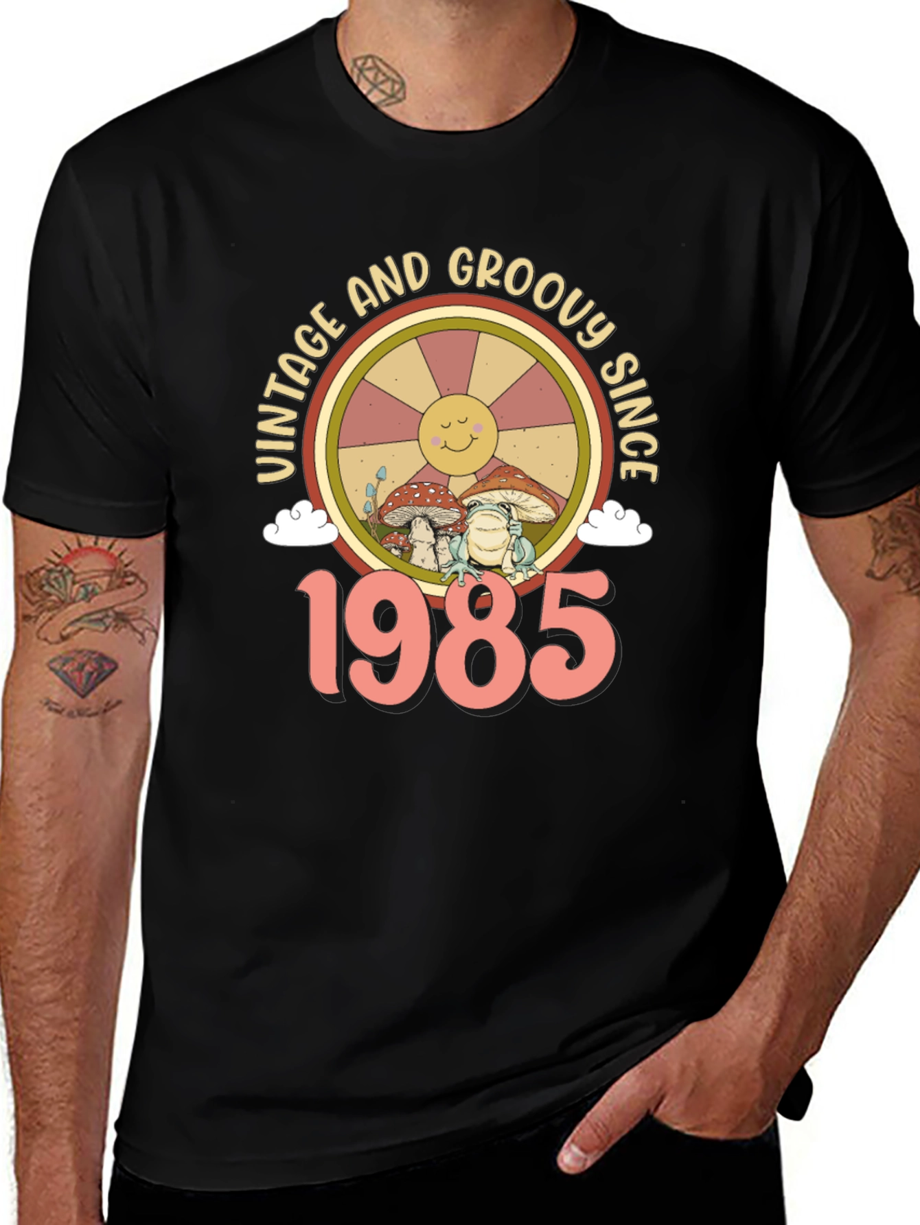 Variant 7 of Vintage and Groovy Since 1985 T-Shirt