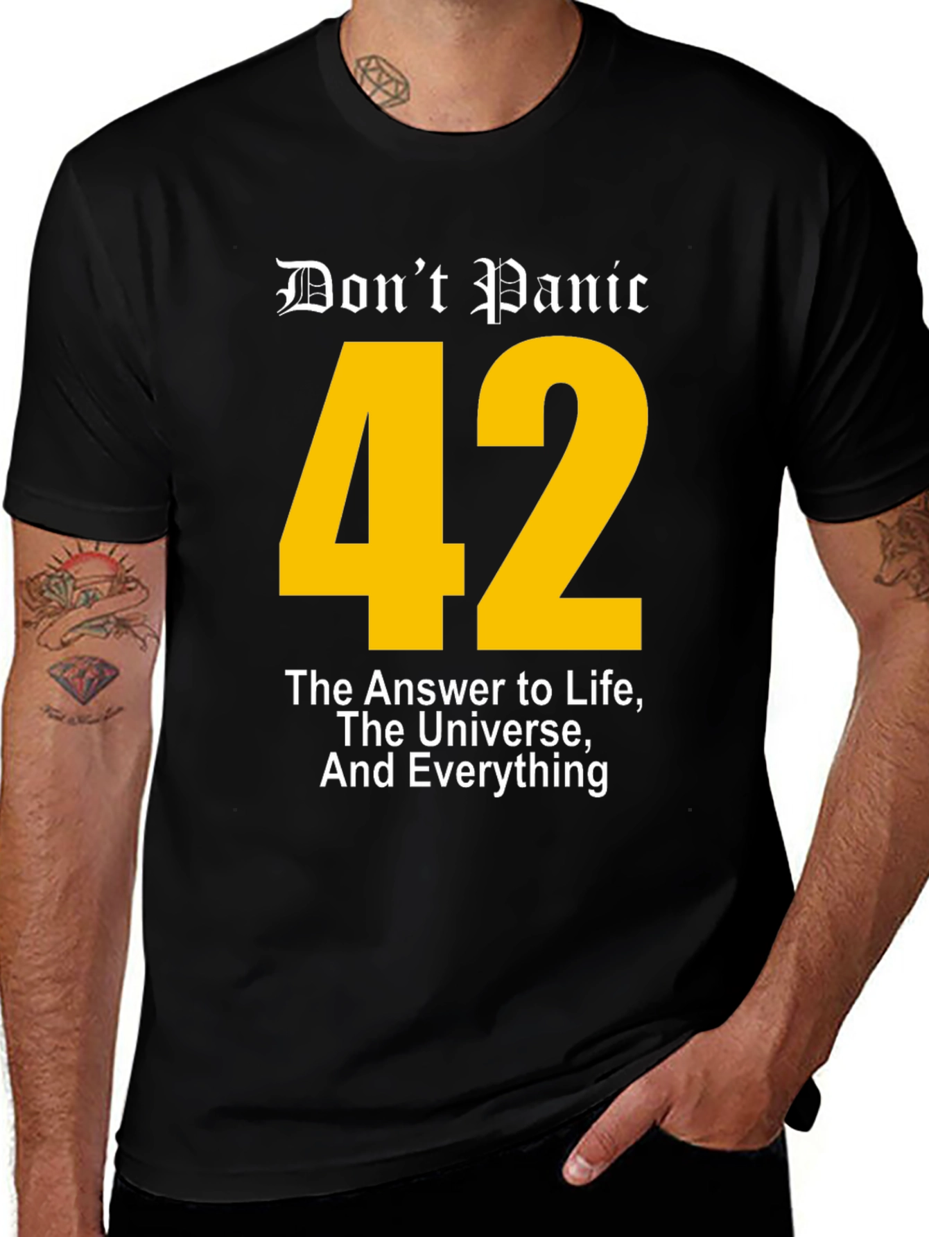 Variant 18 of Don't Panic 42 T-Shirt