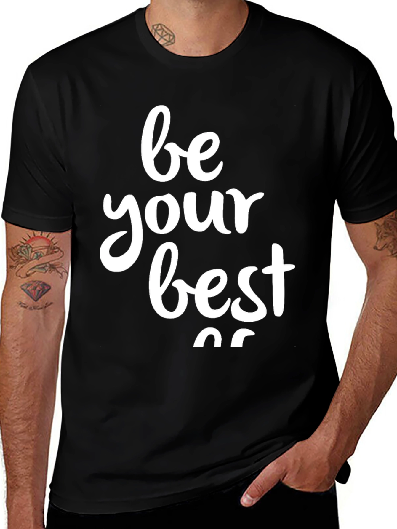 Variant 24 of Be Your Best Tee - Stylish Motivational T-Shirt