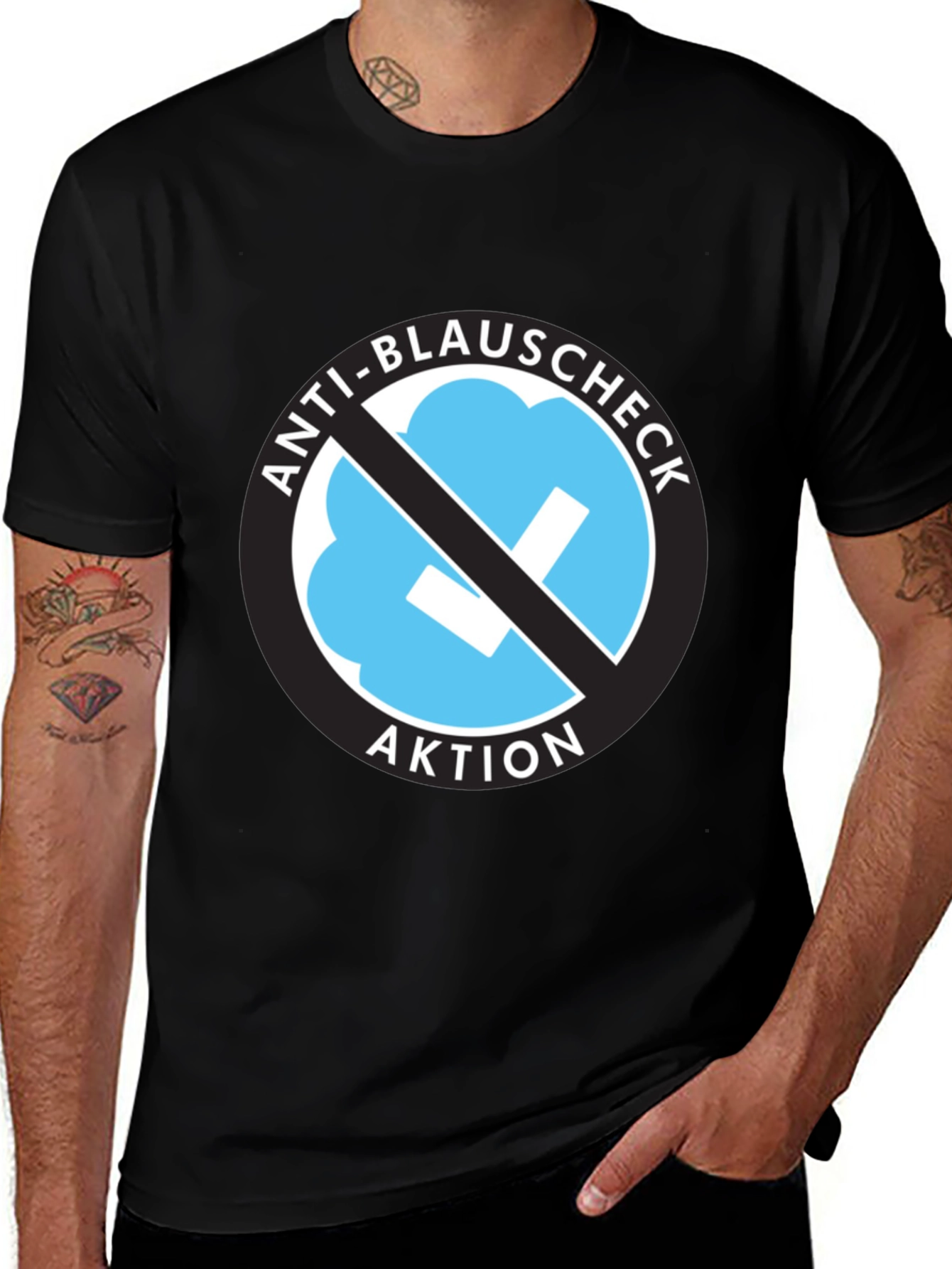 Variant 14 of Anti-Blauschcheck T-Shirt