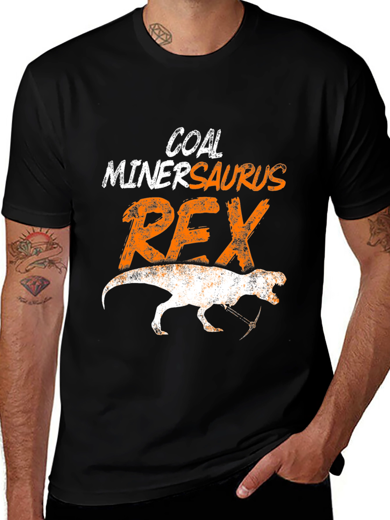 Coal Miner Saurus Rex T-Shirt
