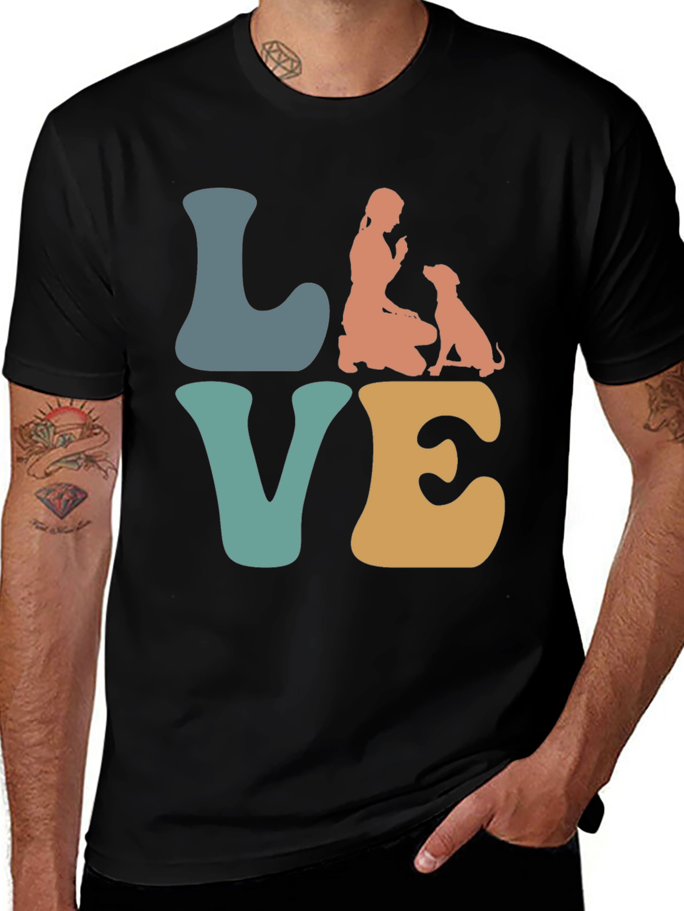 Variant 19 of Love Dog T-Shirt, Pet Lover Tee