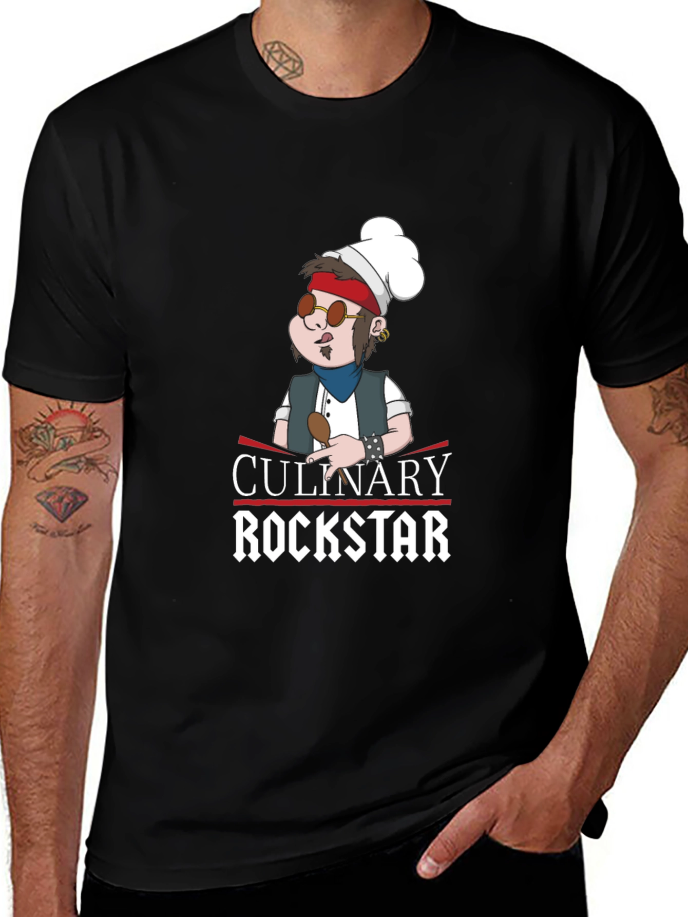 Variant 17 of Culinary Rockstar Graphic T-Shirt