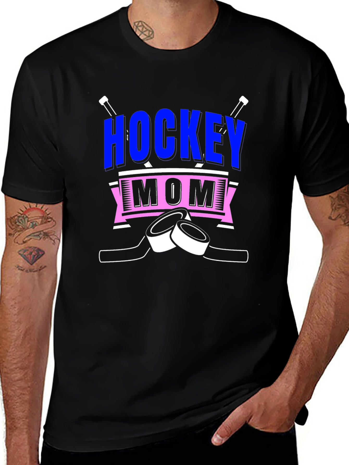 Variant 3 of Hockey Mom Graphic Tee