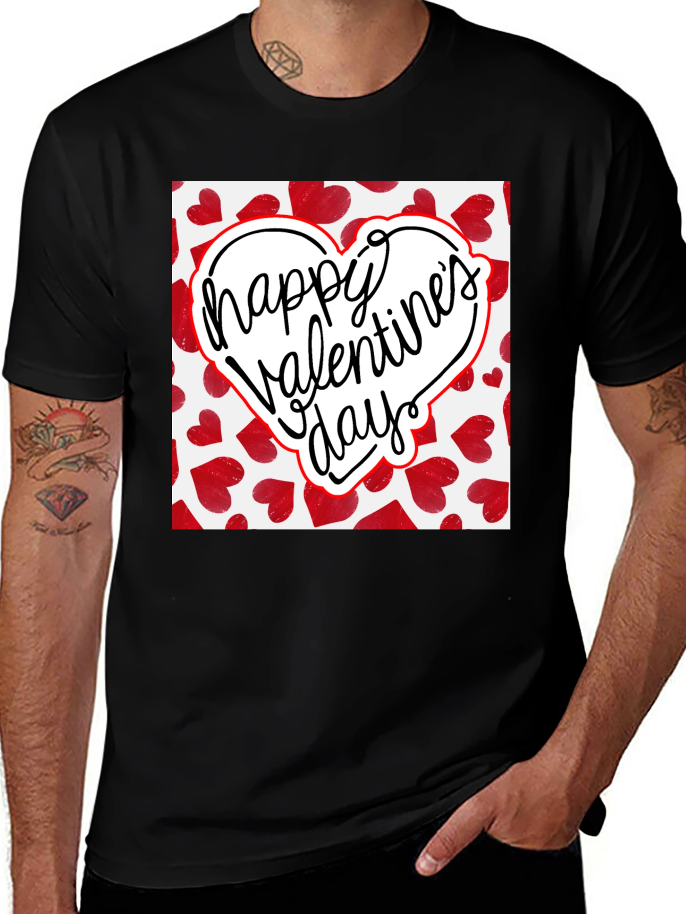 Happy Valentine's Day Graphic T-Shirt