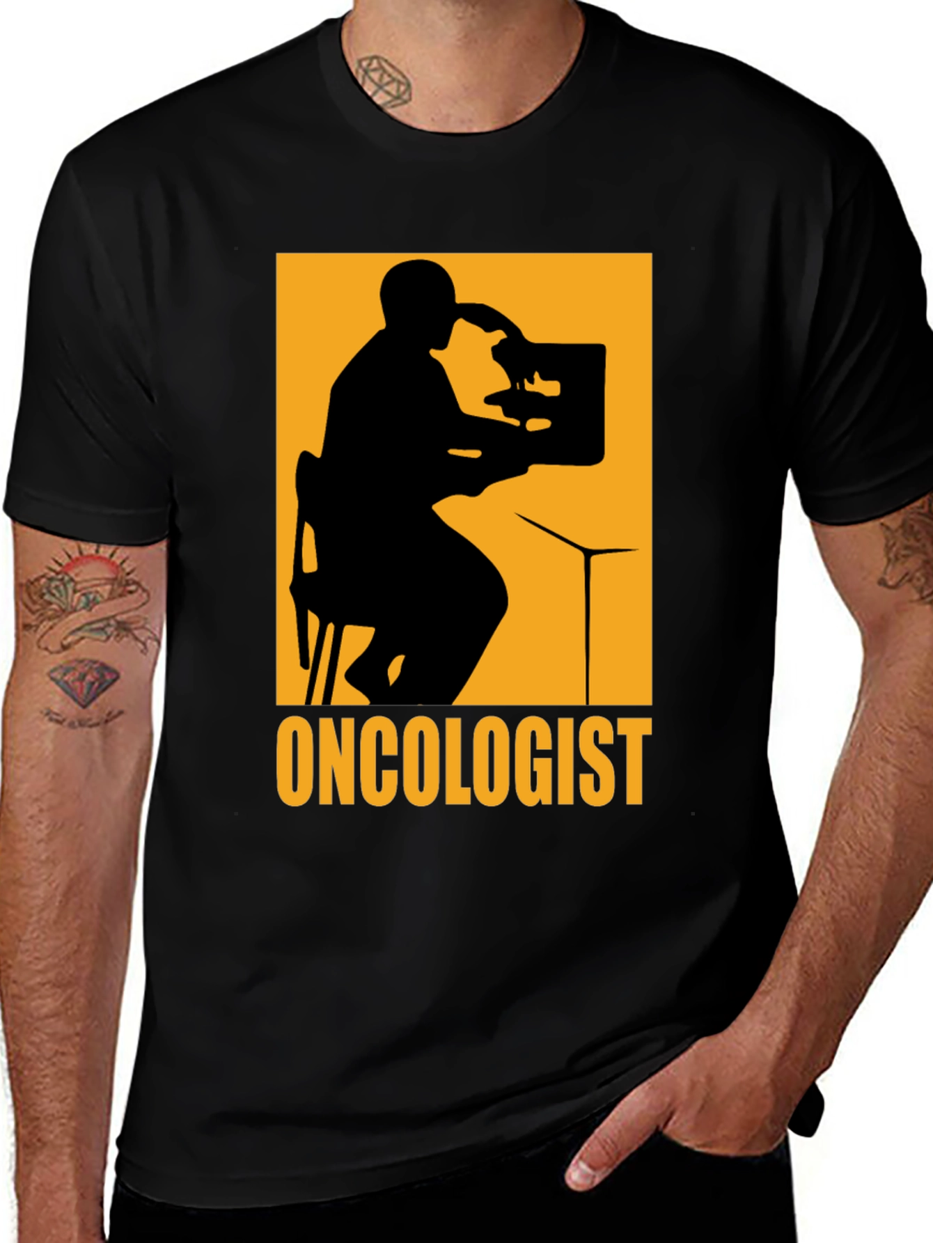 Variant 4 of Oncologist T-Shirt - Black Graphic Tee