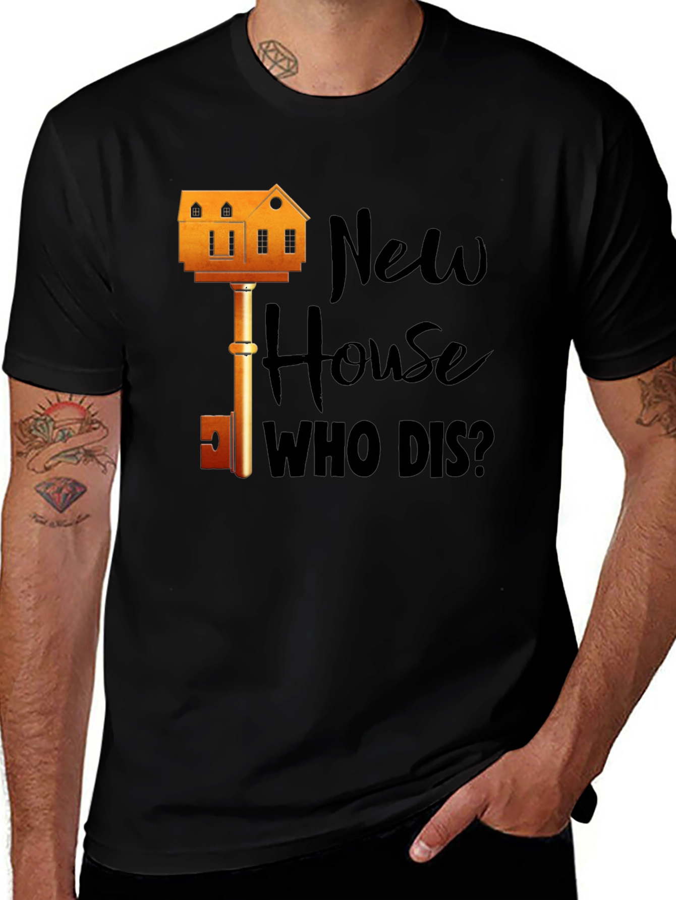 Variant 8 of New House Who Dis? Graphic T-Shirt