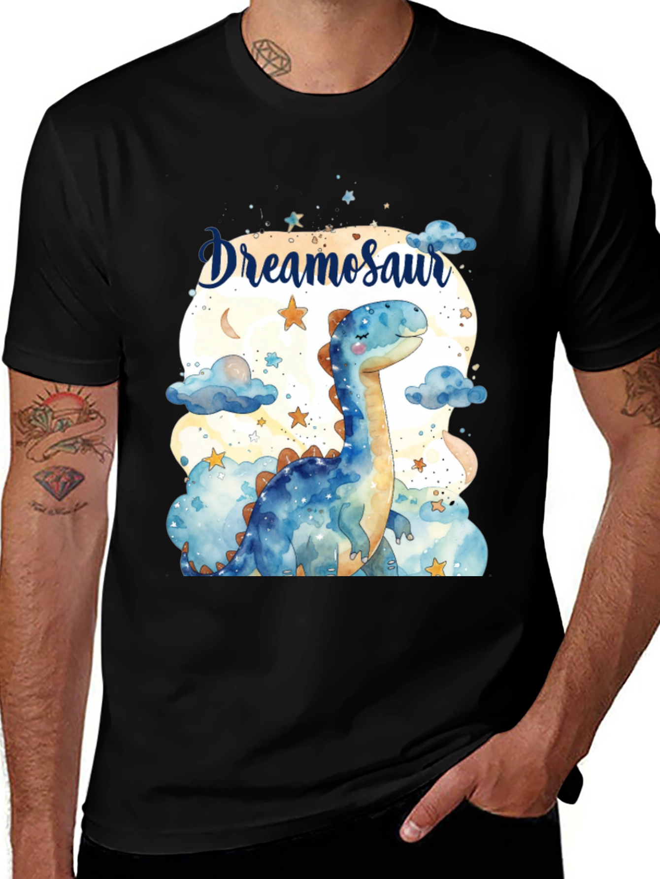 Variant 6 of Dreamosaur T-Shirt - Cute Dinosaur Tee