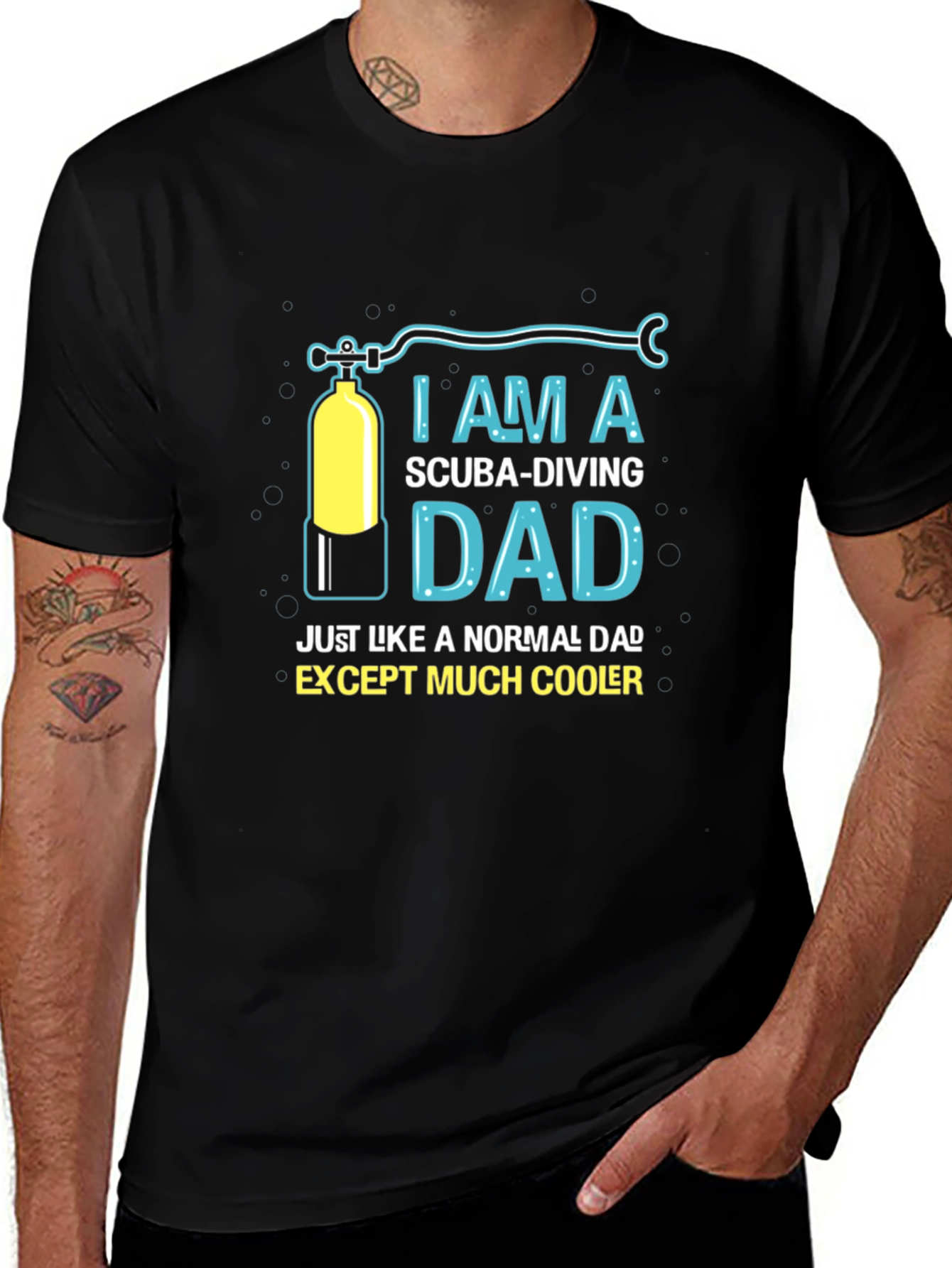 Variant 21 of Scuba Diving Dad T-Shirt - Cool Diver Gift