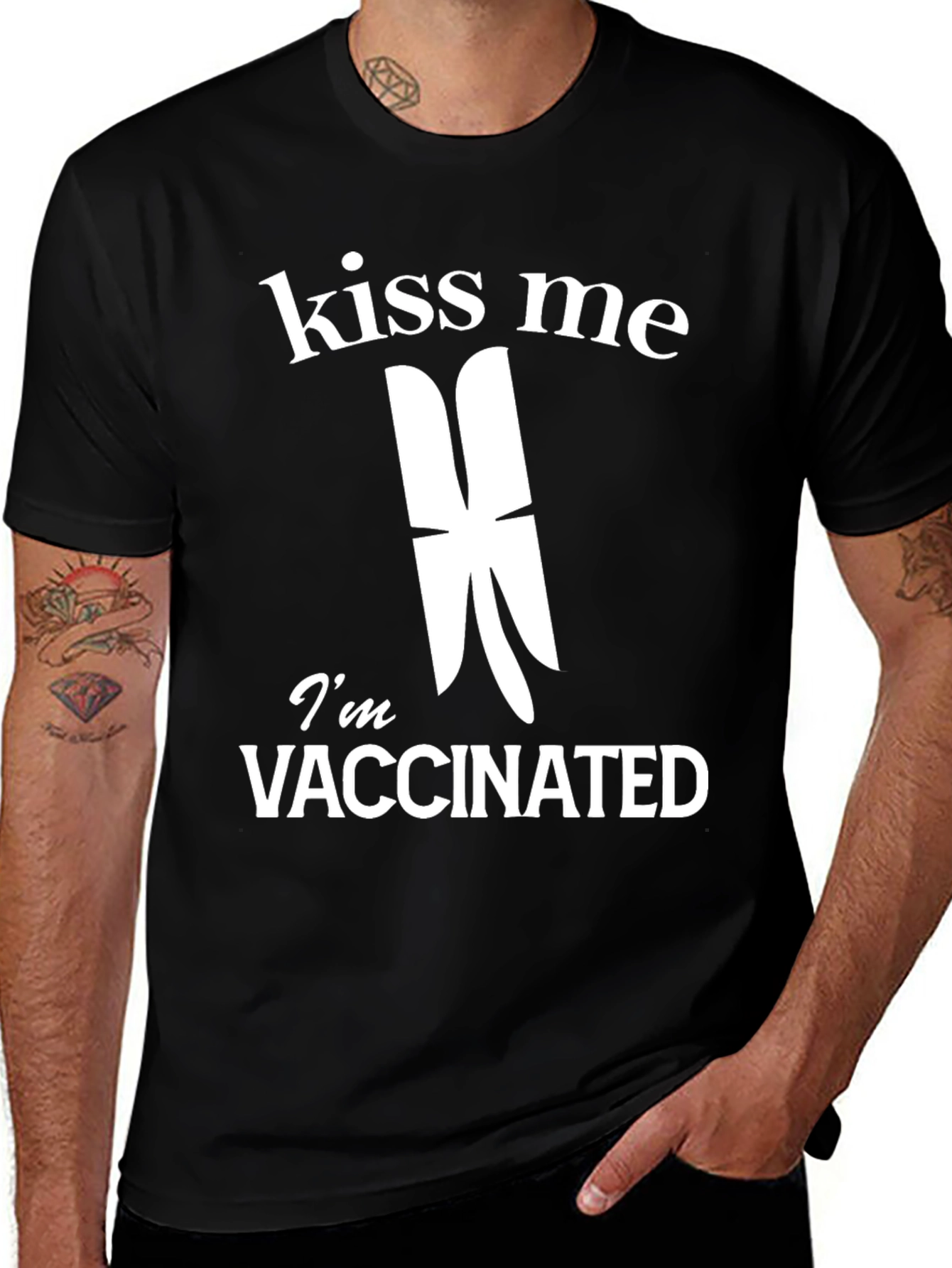 Variant 23 of Kiss Me I'm Vaccinated T-Shirt