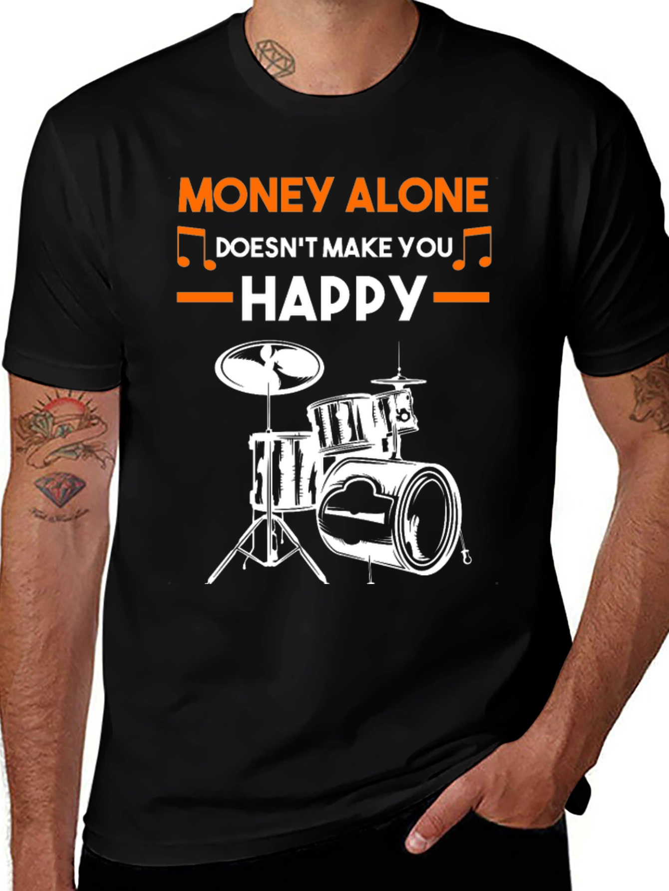 Variant 8 of Money Alone Drummer Graphic T-Shirt