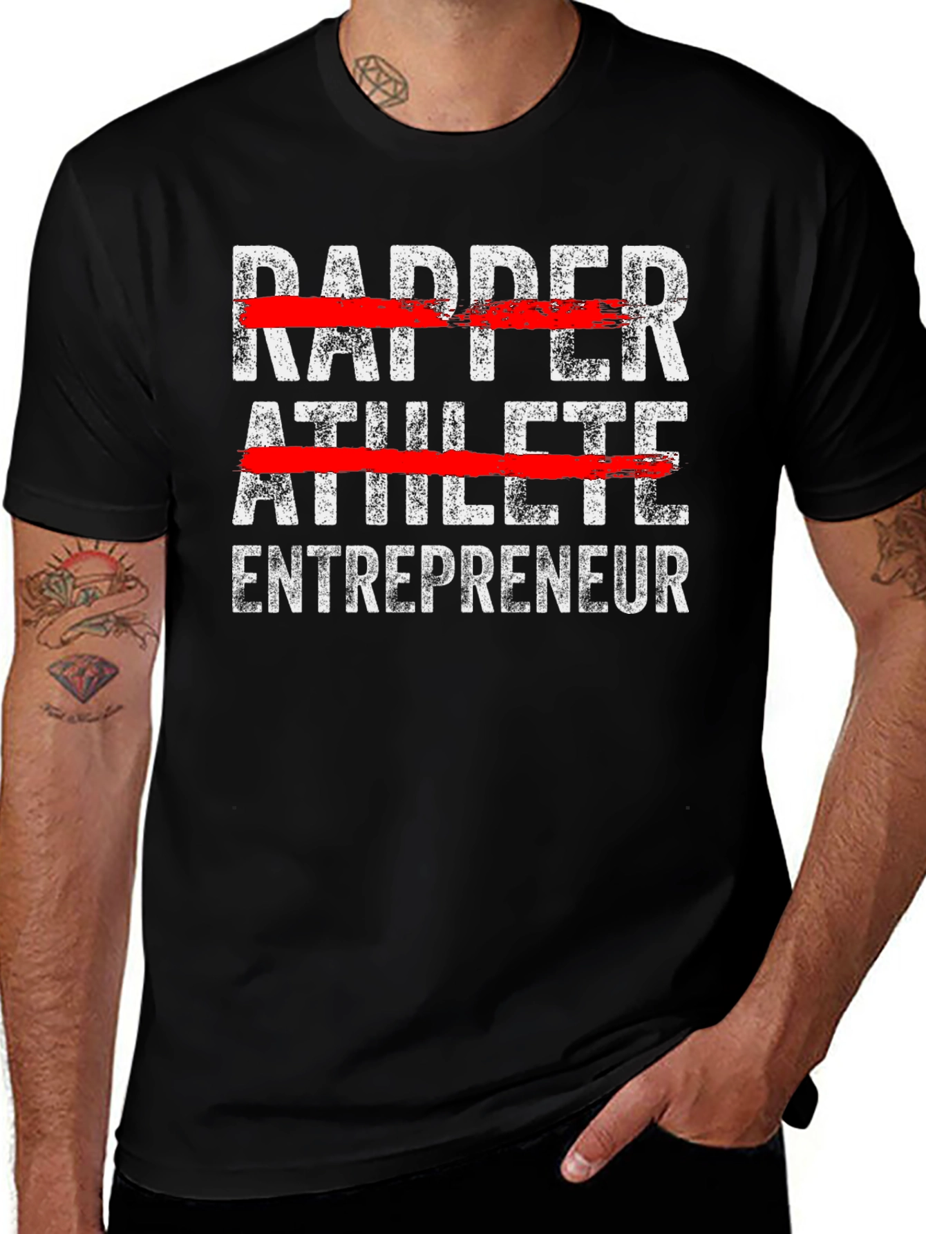 Variant 10 of Entrepreneur T-Shirt: Rapper Athlete