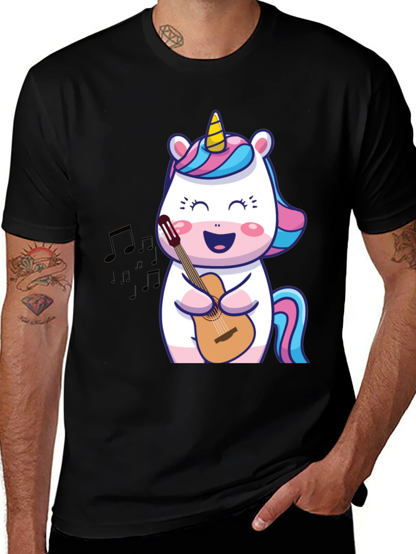 Variant 27 of Unicorn Guitar Player Graphic Tee