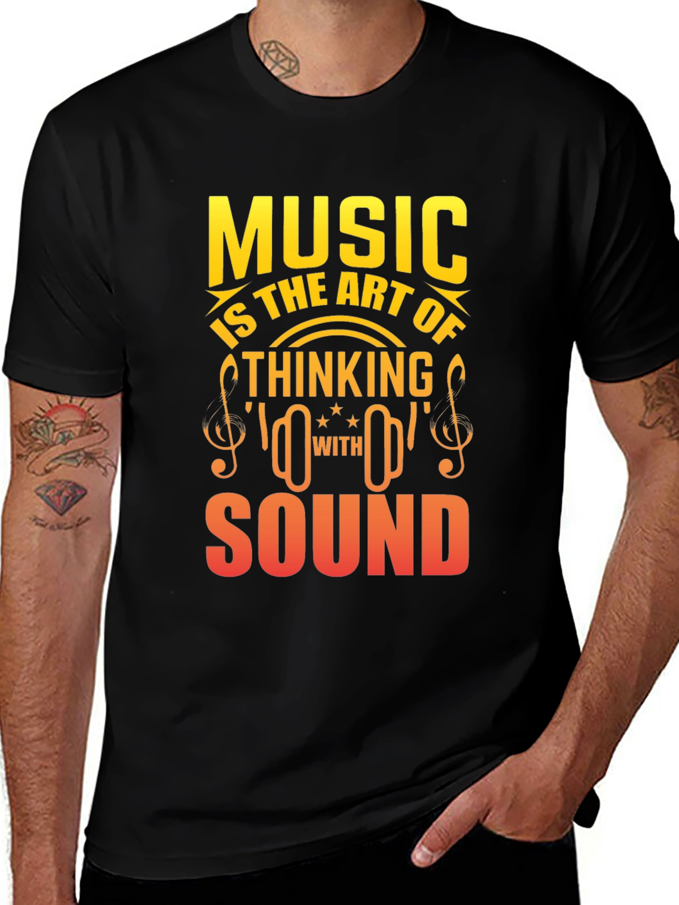 Variant 6 of Music is the Art of Thinking With Sound T-Shirt