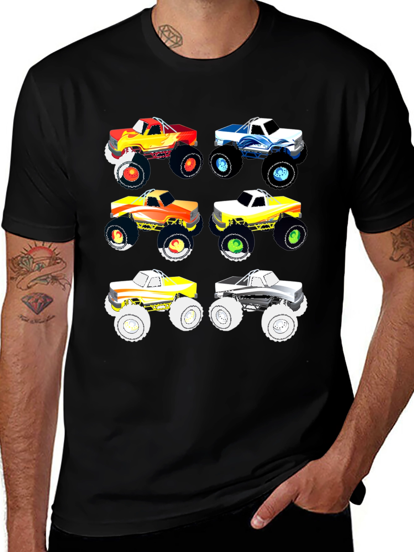 Variant 29 of Monster Truck Graphic T-Shirt