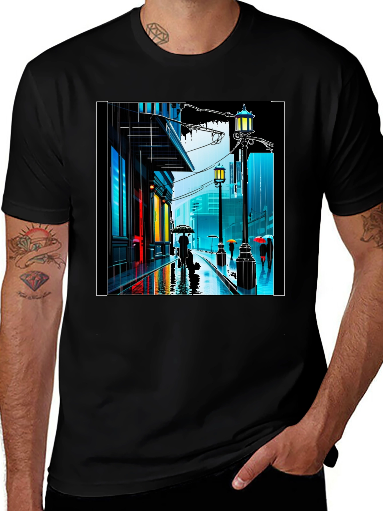 Variant 28 of Stylish Cityscape T-Shirt