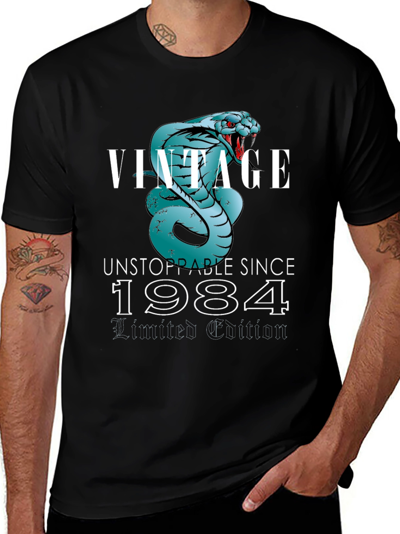 Variant 17 of Vintage 1984 Limited Edition Snake T-Shirt