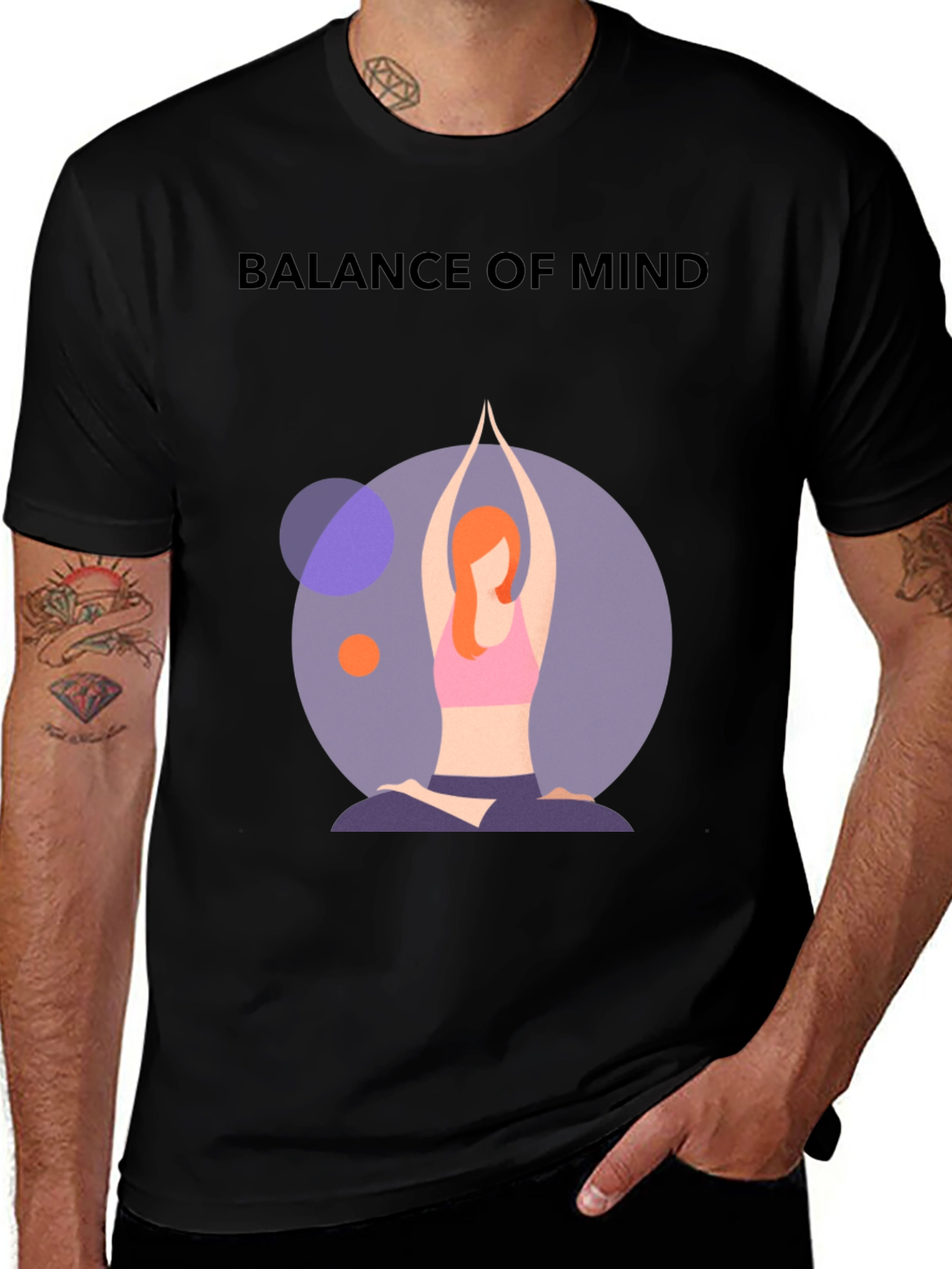 Variant 28 of Balance of Mind Yoga T-Shirt