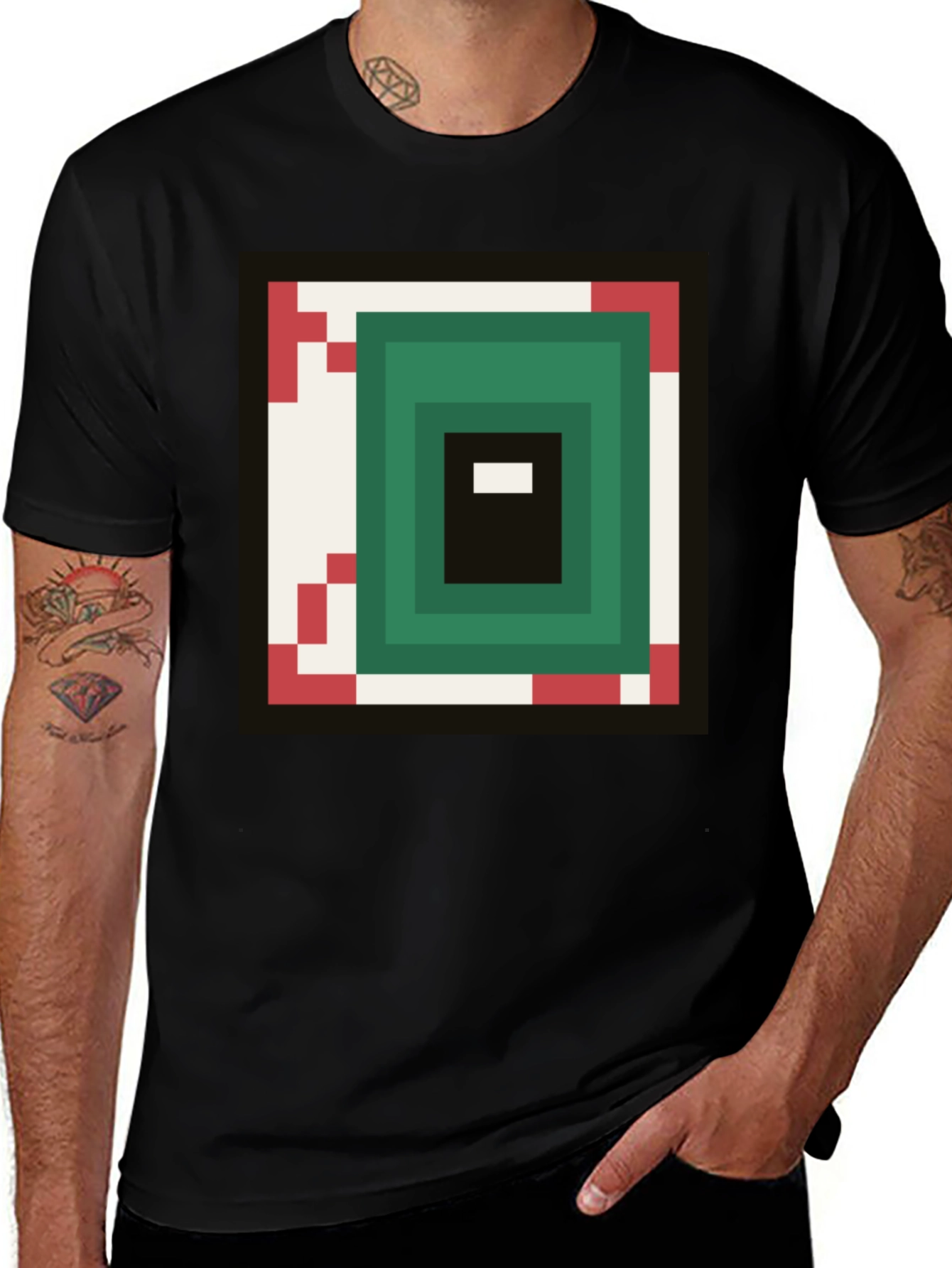 Variant 21 of Pixel Eye Graphic Tee - Gamer Style Shirt