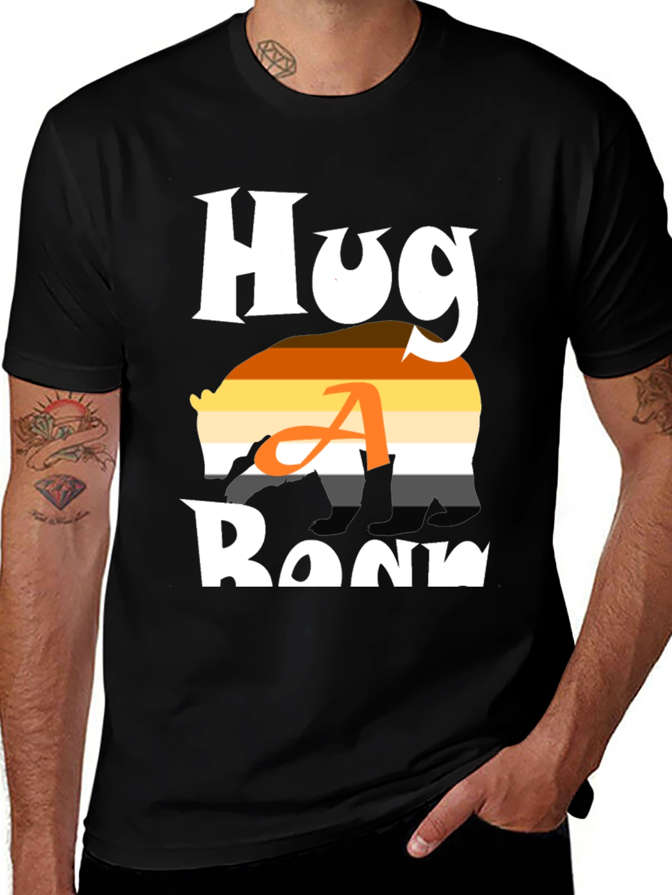 Hug A Bear Gay Pride T-Shirt