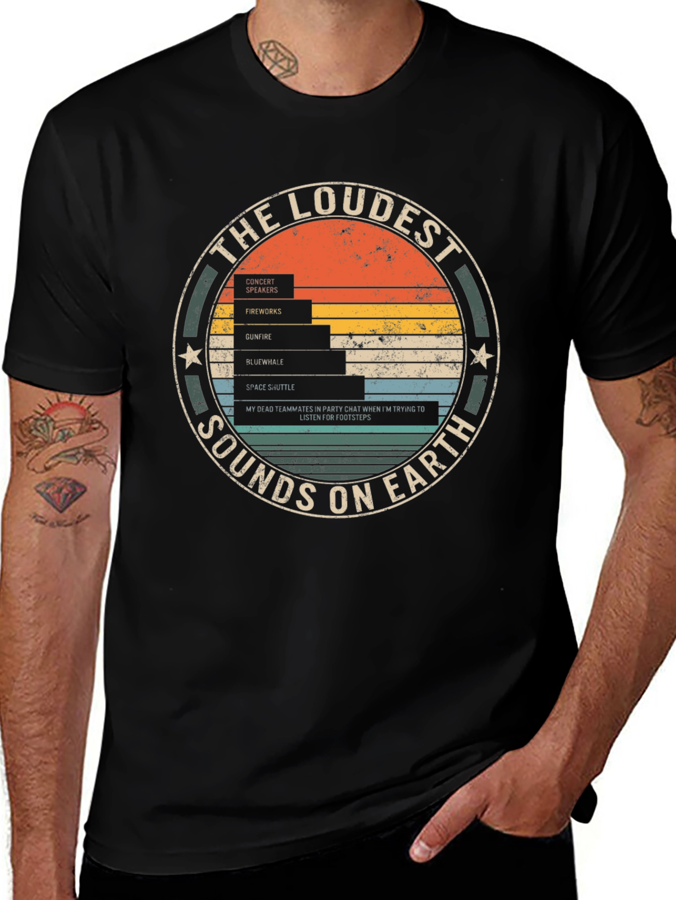 Variant 6 of The Loudest Sounds on Earth T-Shirt