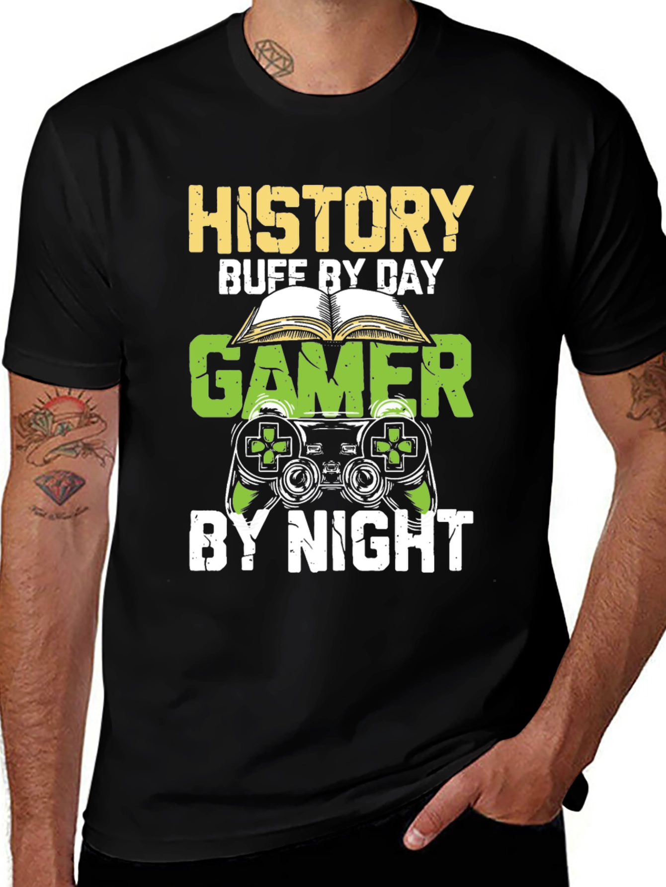 History Buff Gamer Funny T-Shirt