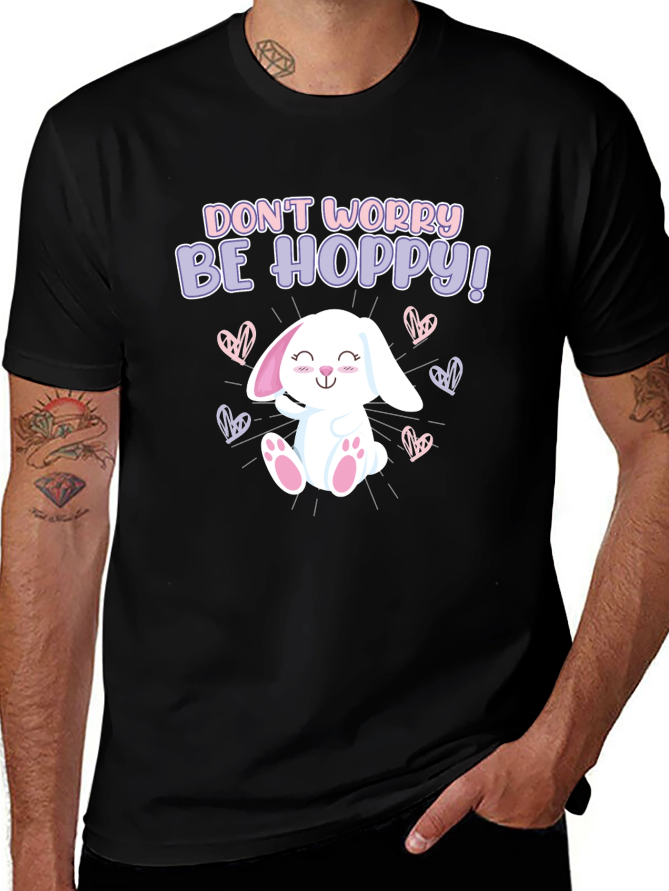 Variant 9 of Don't Worry Be Hoppy T-Shirt