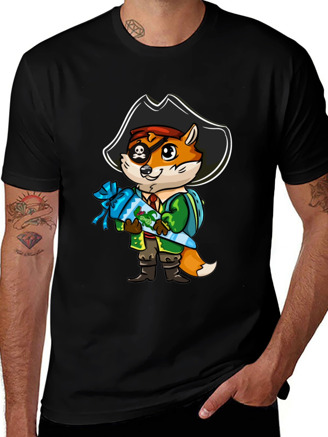 Fox Pirate T-Shirt with Goody Bag