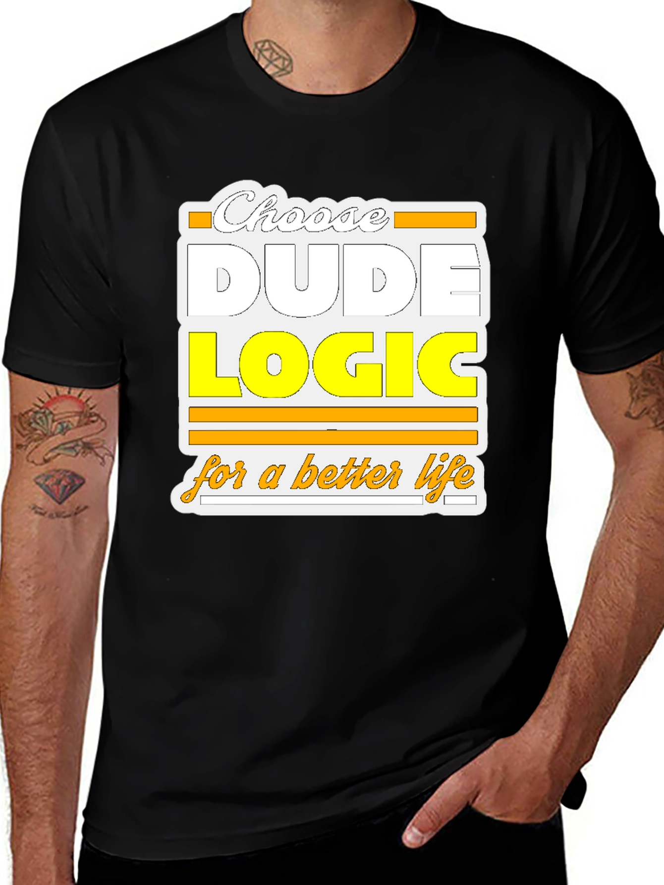 Dude Logic Graphic Tee - Better Life T-Shirt