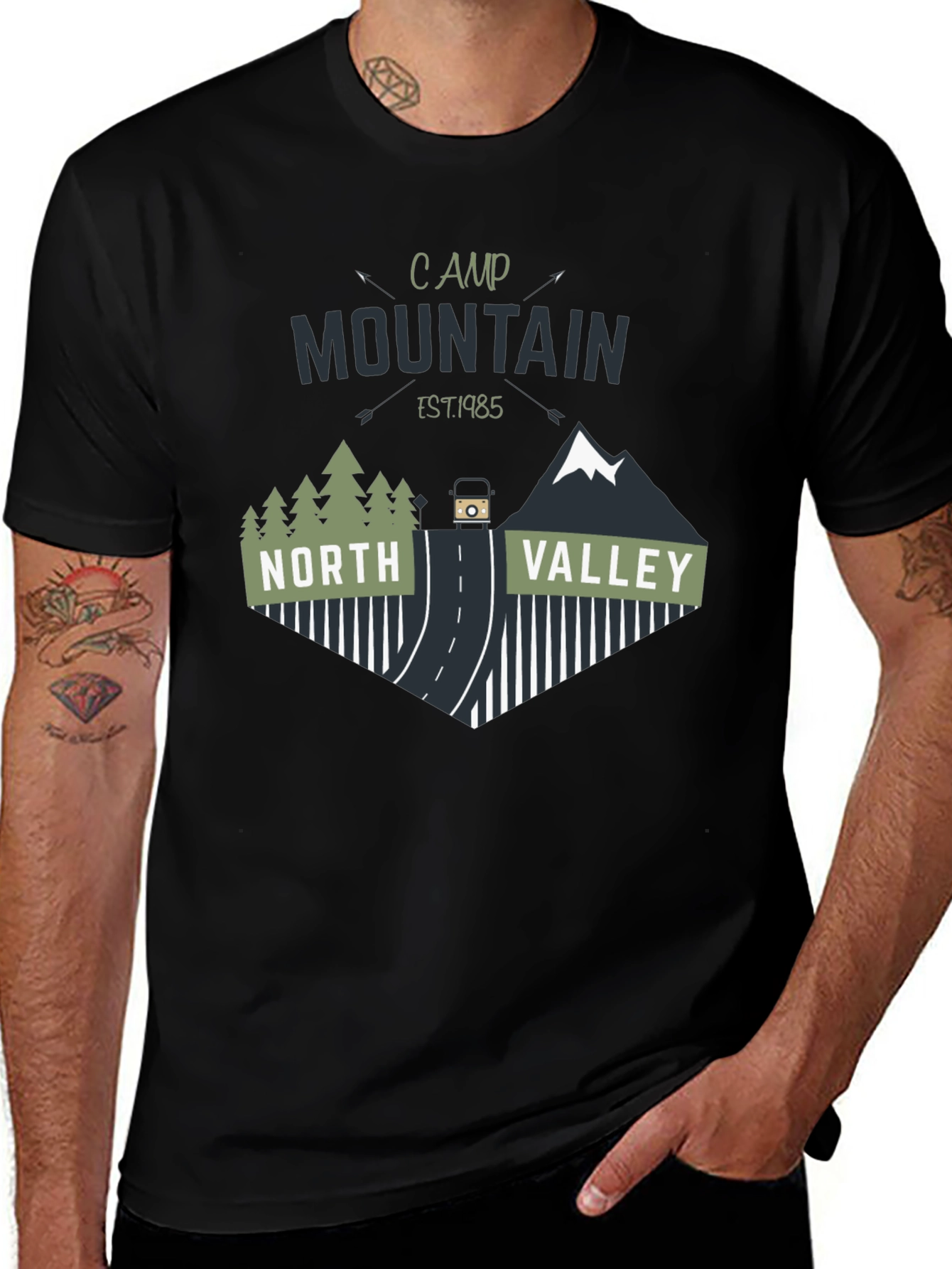 Variant 13 of Camp Mountain North Valley T-Shirt