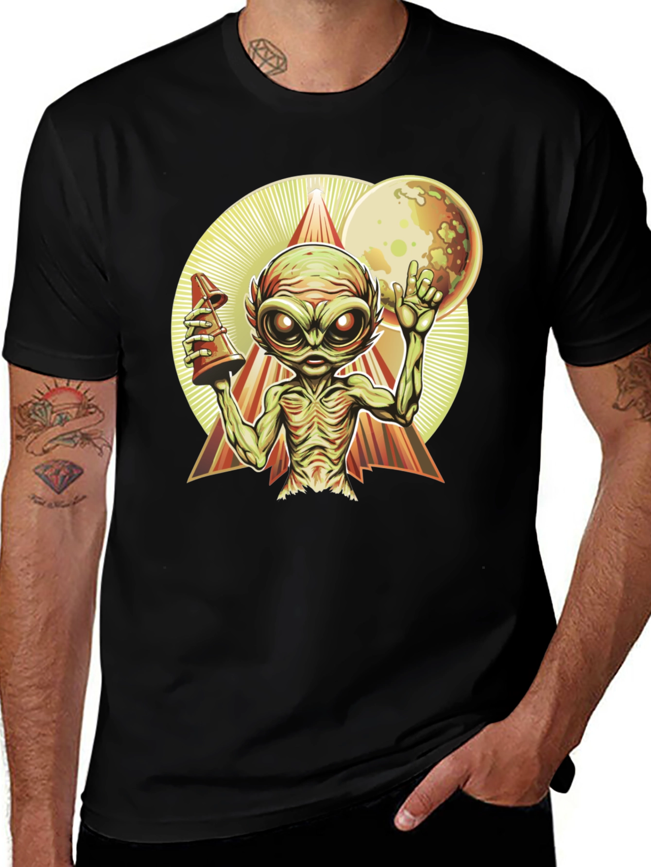 Variant 13 of Alien Graphic Tee - Conspiracy Fashion
