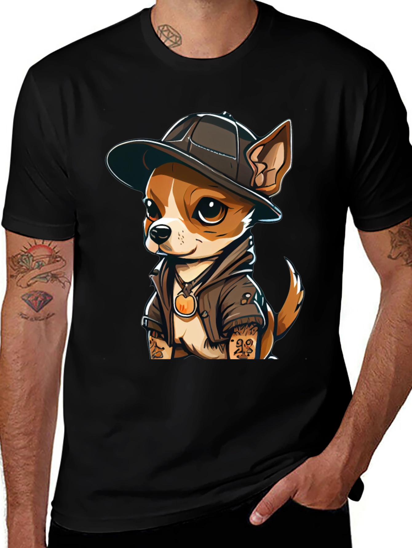 Variant 26 of Cool Chihuahua Graphic T-Shirt