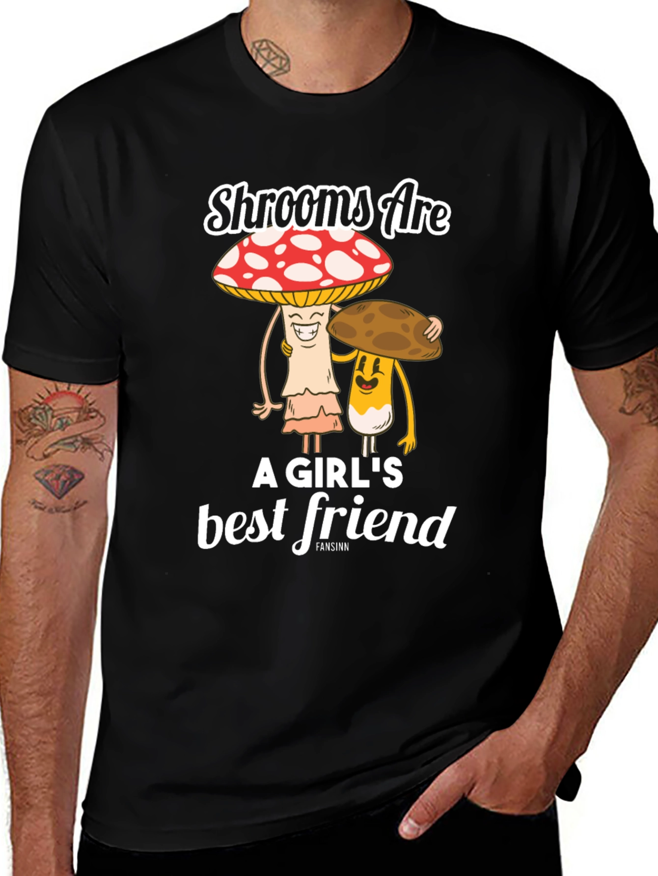 Variant 12 of Shrooms Are A Girl's Best Friend T-Shirt