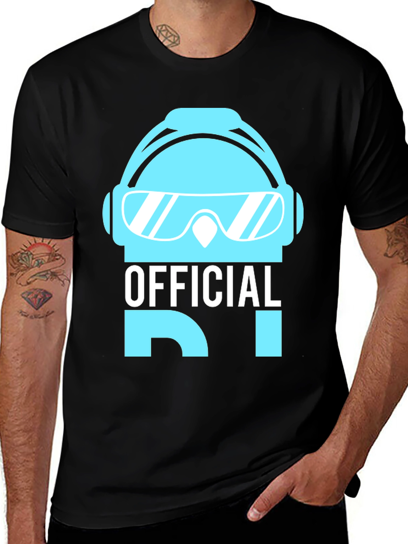 Variant 9 of Official DJ Black T-Shirt