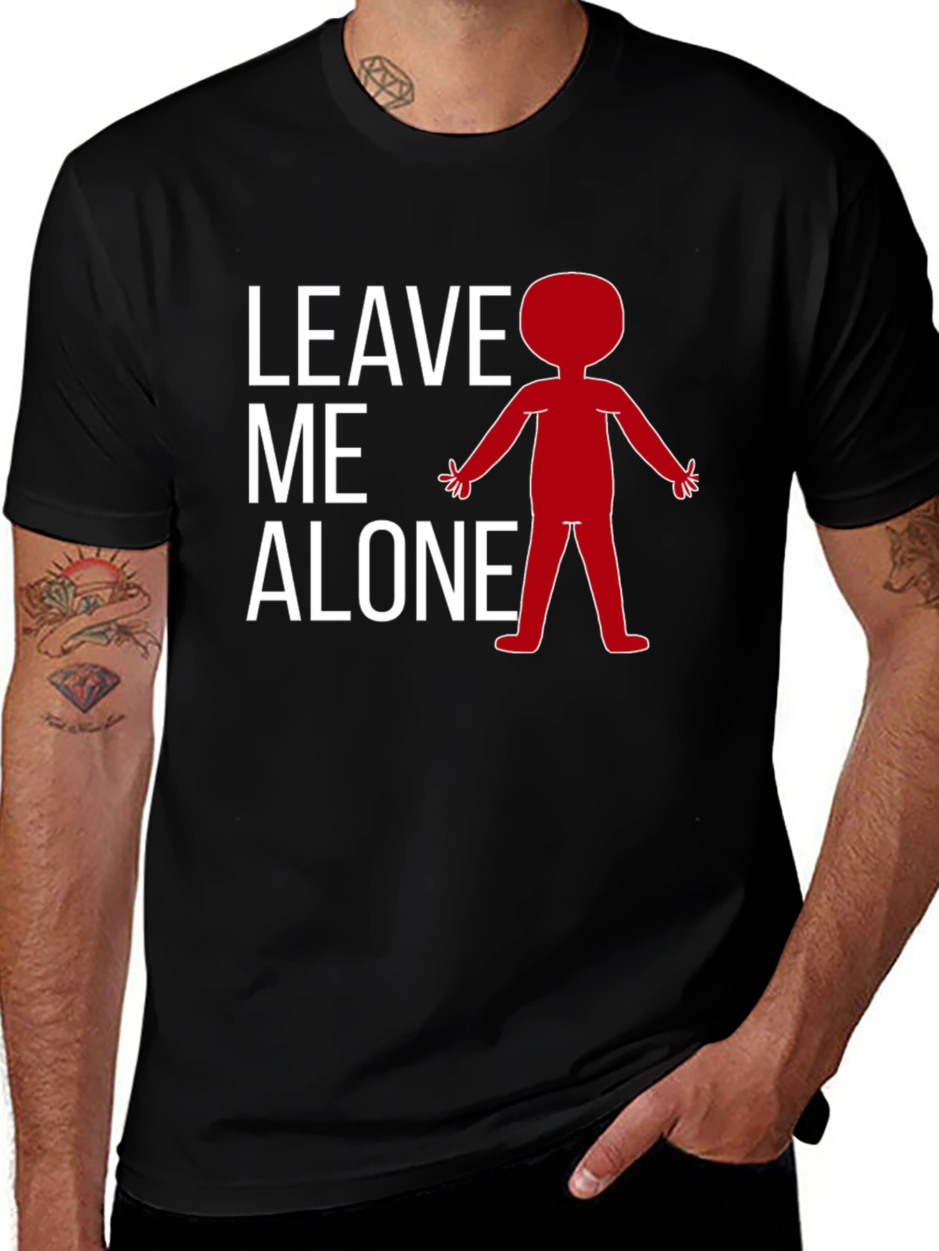 Variant 10 of Leave Me Alone T-Shirt - Funny Graphic Tee